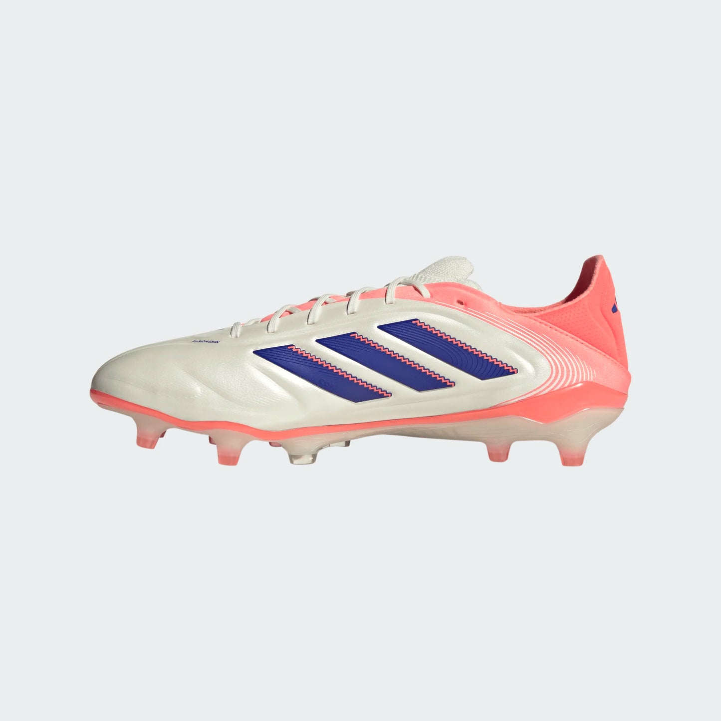 Adidas Copa Pure 3 Elite FG Firm Ground Soccer Cleat - Off White/Lucid Blue/Signal Coral