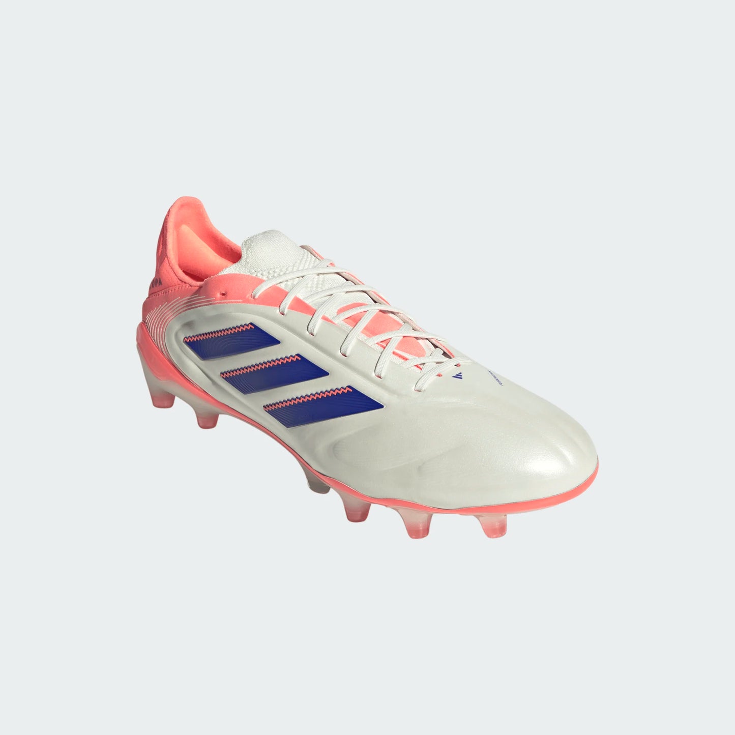 Adidas Copa Pure 3 Elite FG Firm Ground Soccer Cleat - Off White/Lucid Blue/Signal Coral