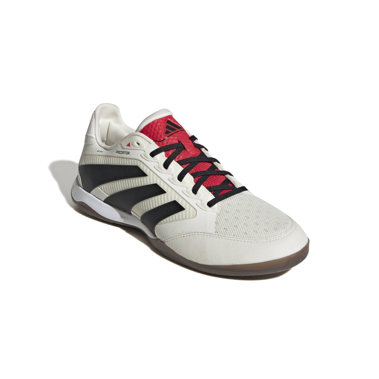 Adidas Predator Pro IN Indoor Soccer Shoe - Off White/Core Black/Pure Ruby