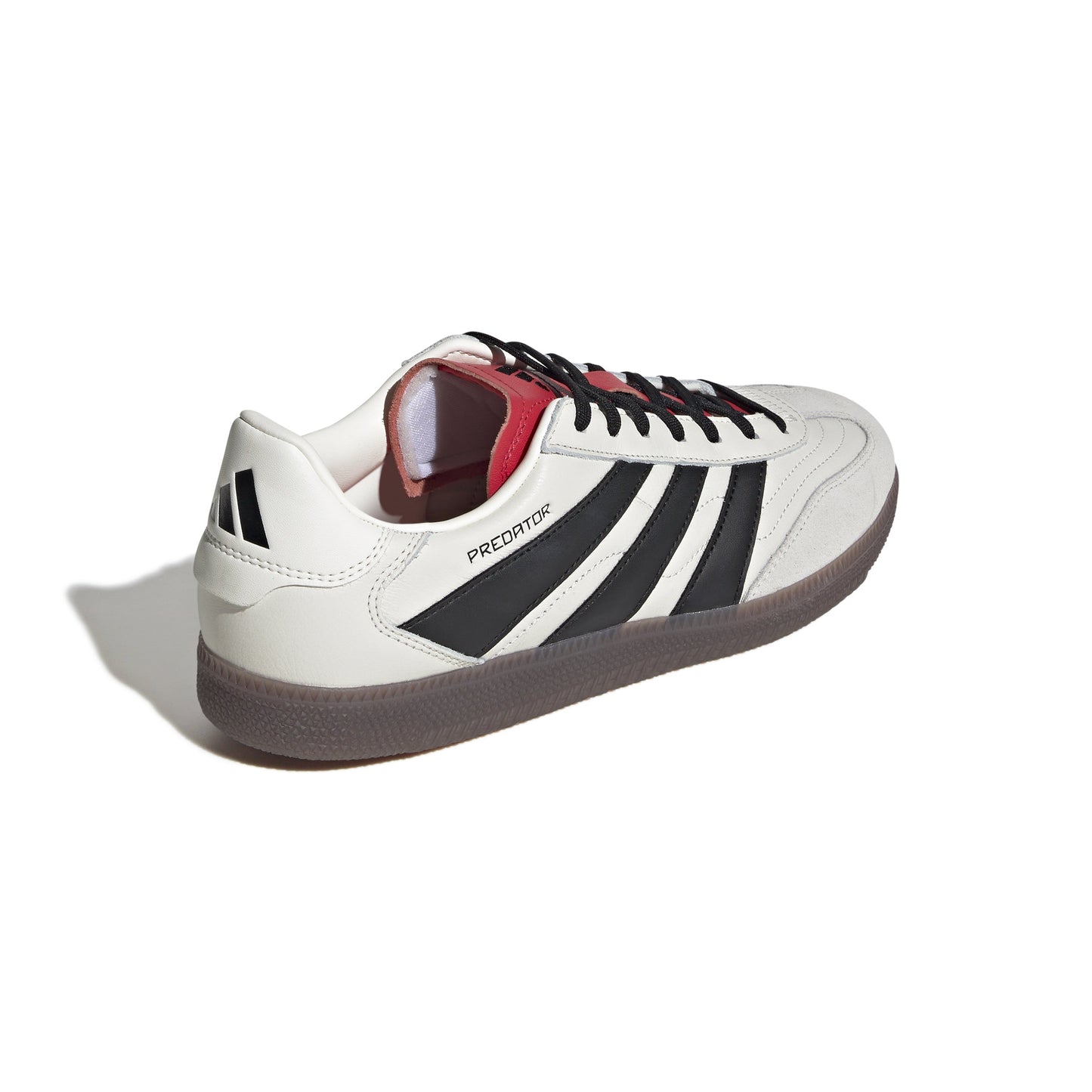 Adidas Predator Freestyle IN Indoor Soccer Shoe - Off White/Core Black/Pure Ruby