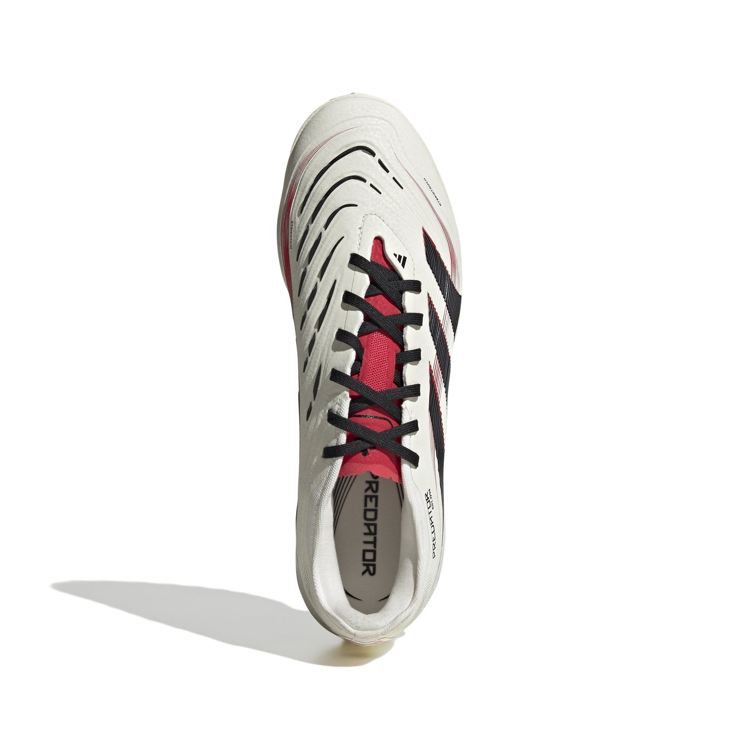 Adidas Predator Pro TF Turf Soccer Cleat - Off White/Core Black/Pure Ruby