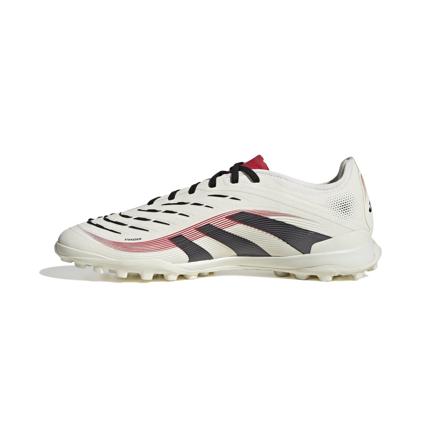 Adidas Predator Pro TF Turf Soccer Cleat - Off White/Core Black/Pure Ruby