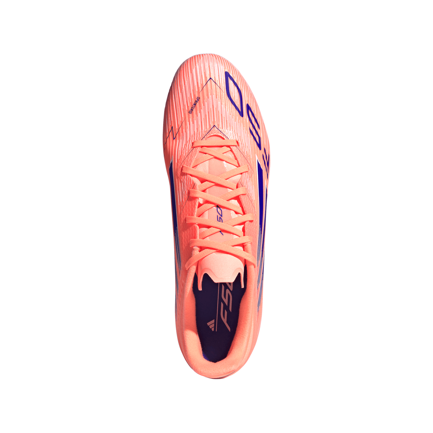 Adidas F50 League FG Firm Ground Soccer Cleat - Beam Orange/Lucid Blue/Cloud White