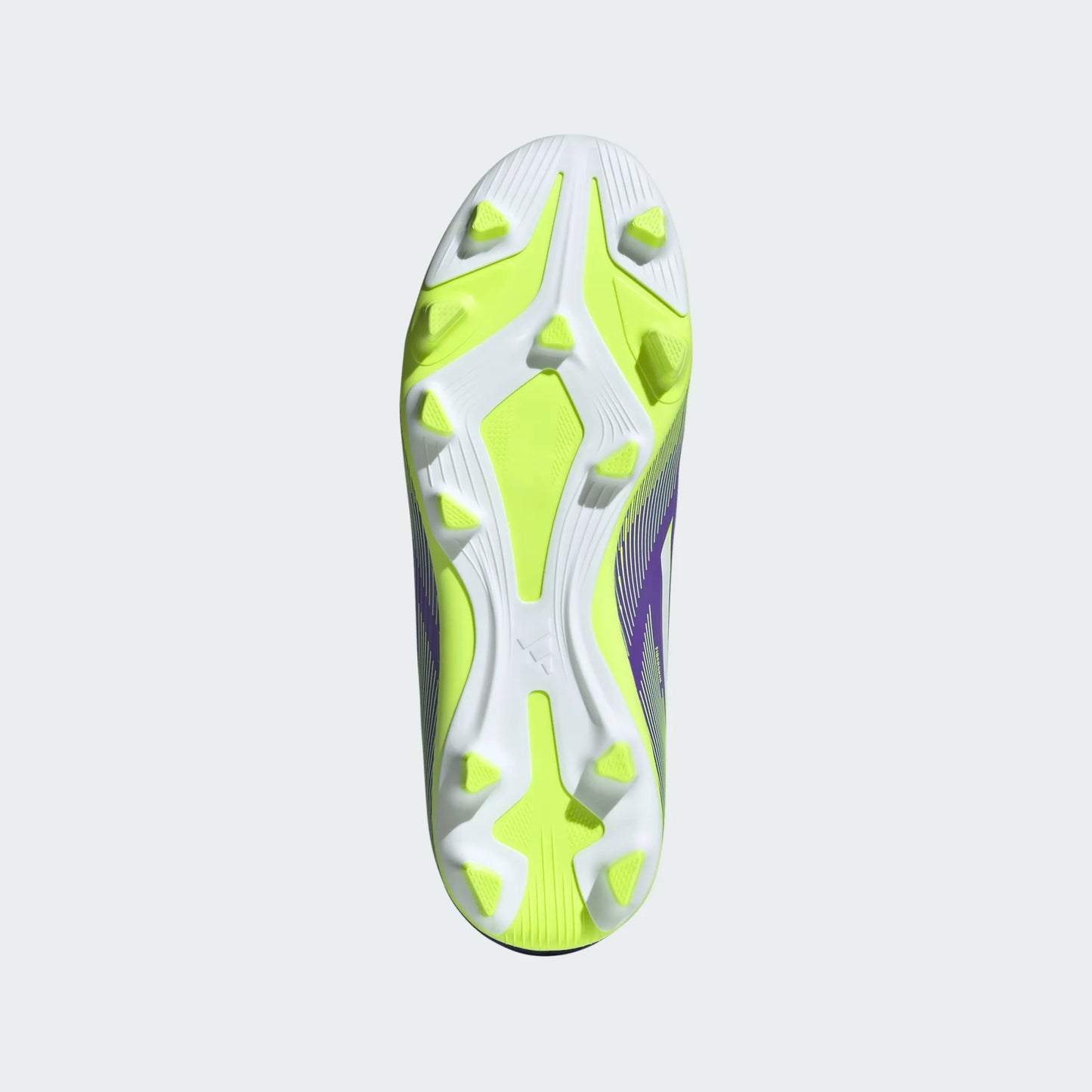 Adidas Junior F50 Club FG Firm Ground Soccer Cleat - Purple Rush/Cloud White/Lucid Lemon