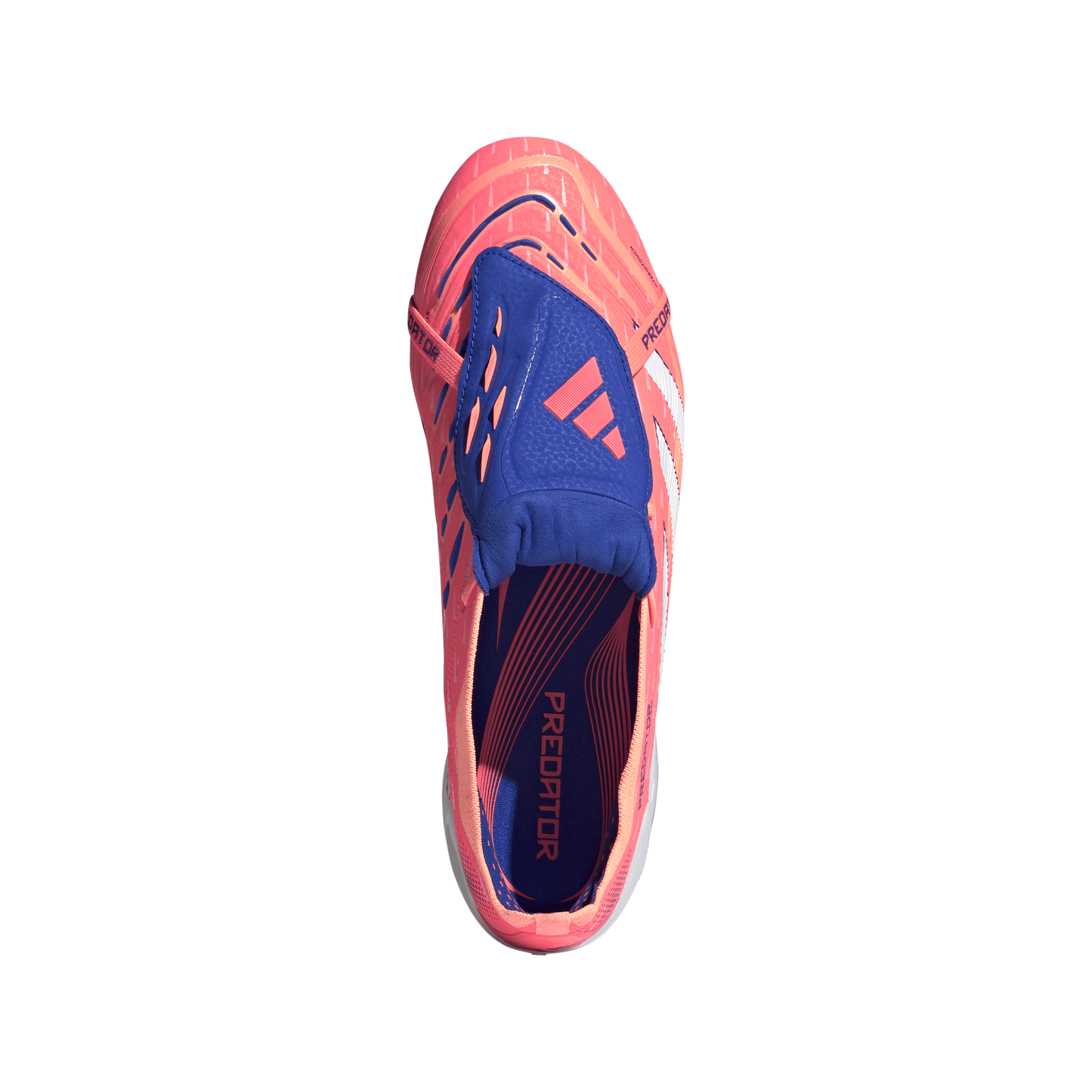 Adidas Predator Elite Fold Tongue FT FG Firm Ground Soccer Cleat - Signal Coral/Cloud White/Beam Orange