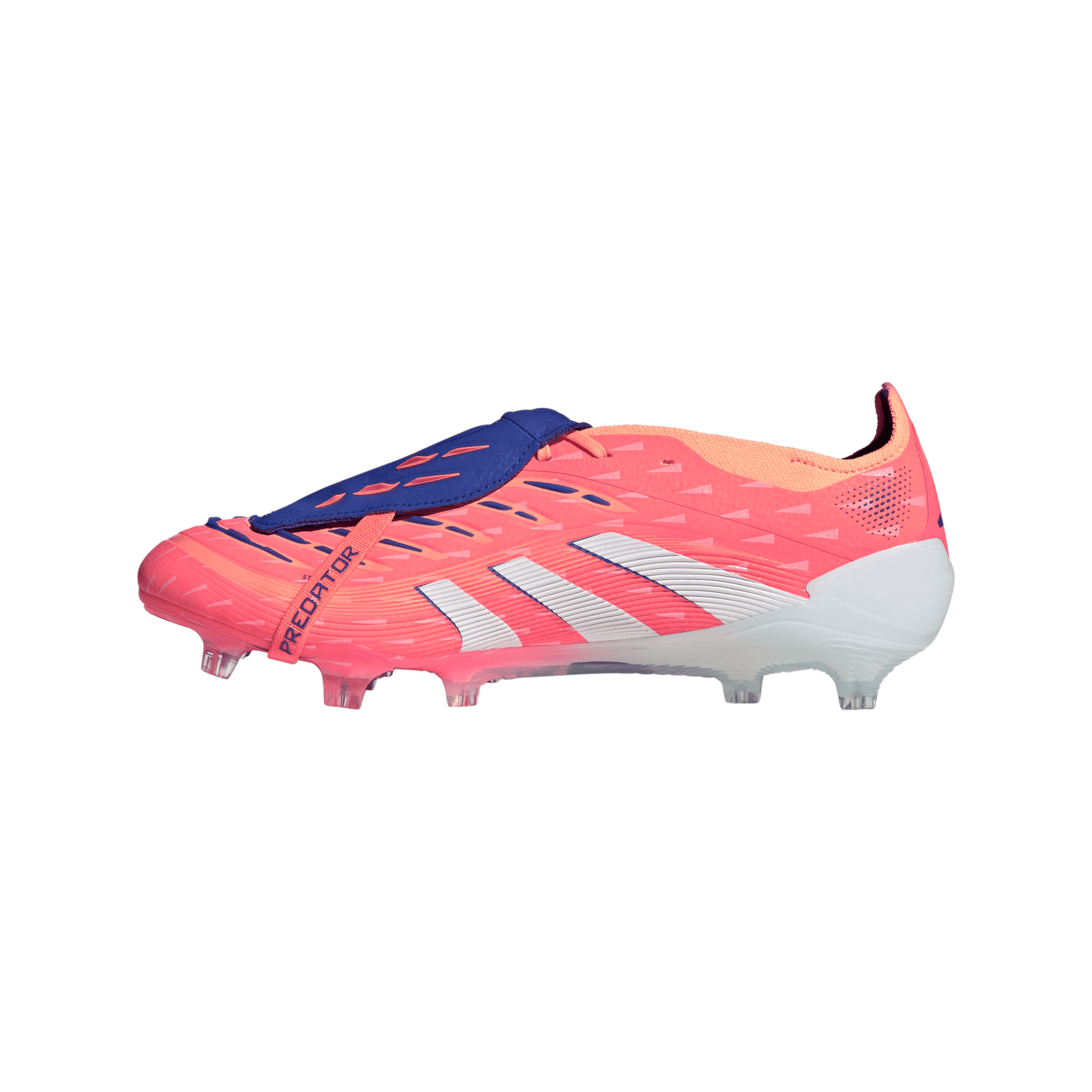 Adidas Predator Elite Fold Tongue FT FG Firm Ground Soccer Cleat - Signal Coral/Cloud White/Beam Orange