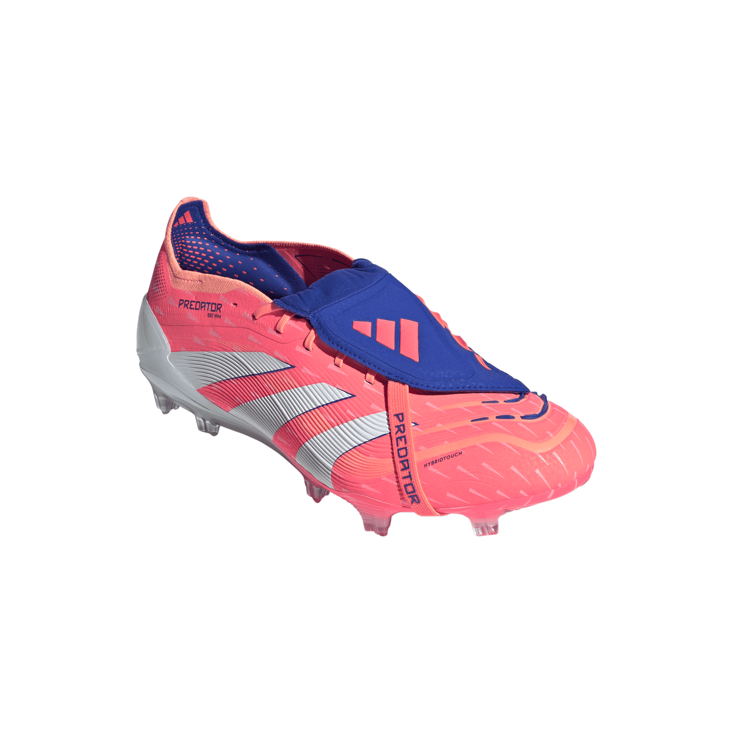 Adidas Predator Elite Fold Tongue FT FG Firm Ground Soccer Cleat - Signal Coral/Cloud White/Beam Orange