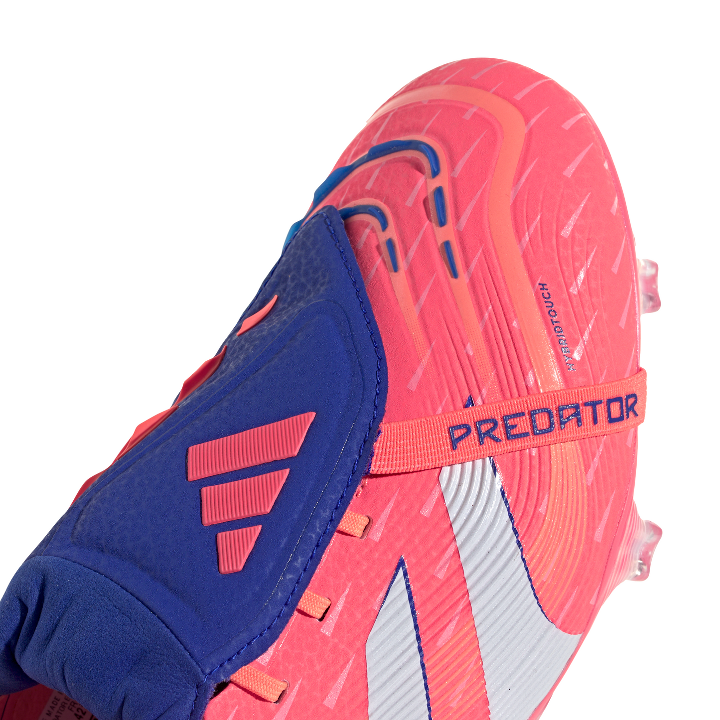 Adidas Predator Elite Fold Tongue FT FG Firm Ground Soccer Cleat - Signal Coral/Cloud White/Beam Orange