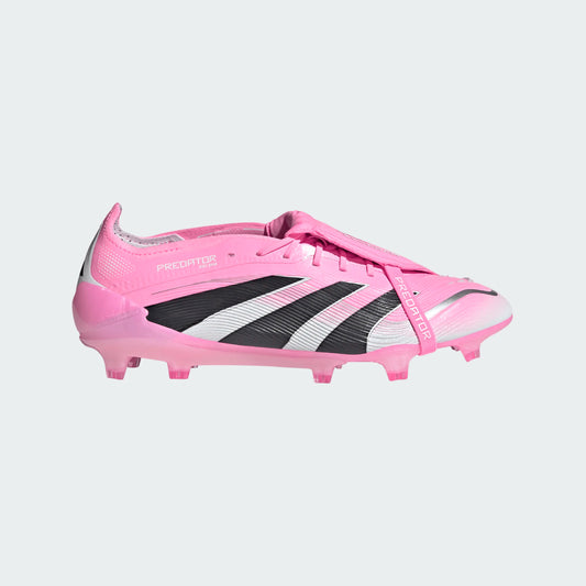 Adidas Predator Elite Beckham Fold Tongue FT FG Firm Ground Soccer Cleat - Beam Pink/Black/White