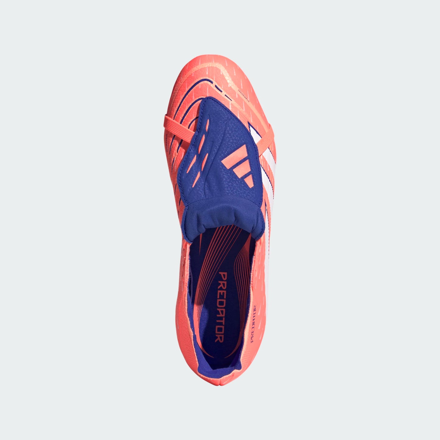 Adidas Predator League FT Foldable Tongue FG Firm Ground Soccer Cleat - Signal Coral/Cloud White/Beam Orange