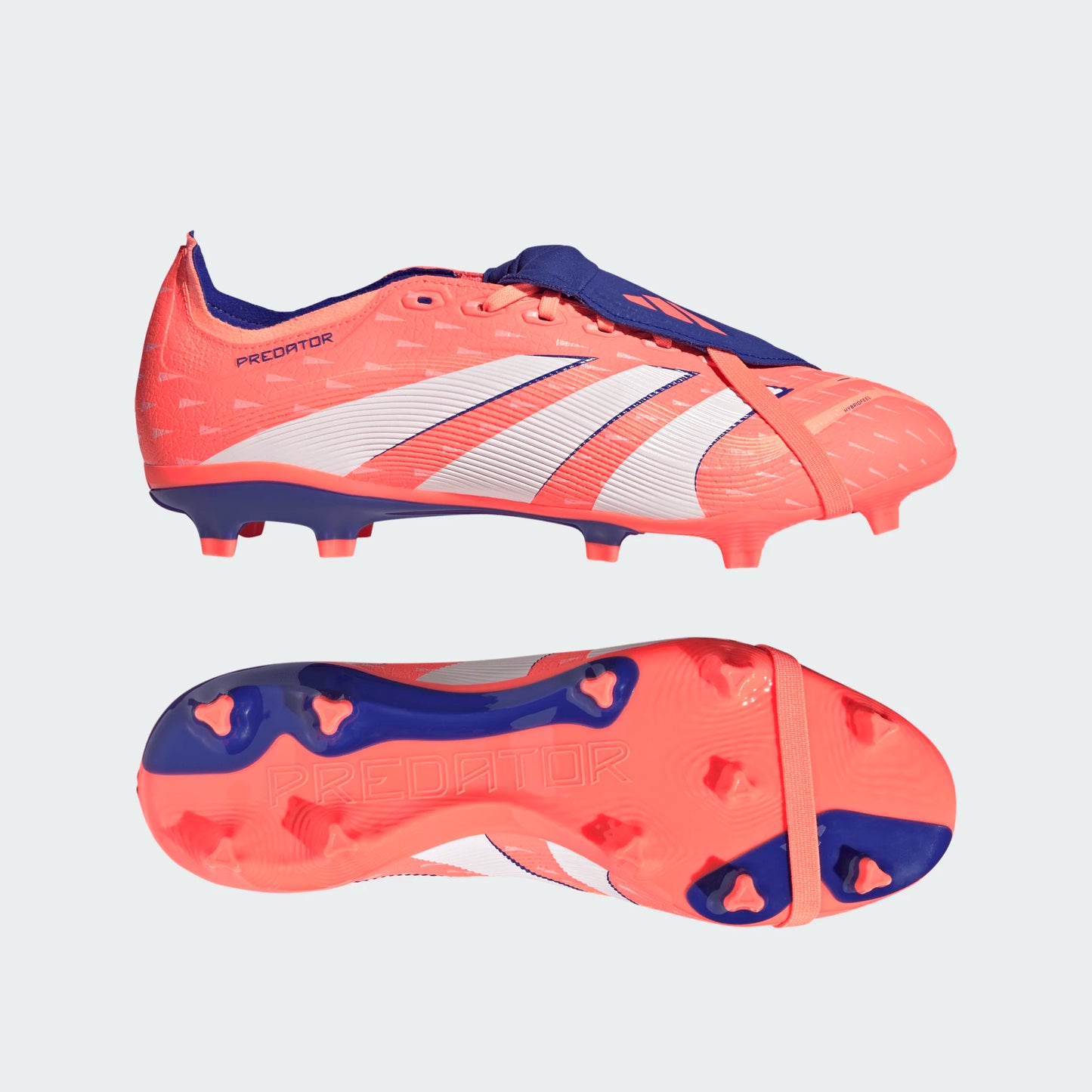 Adidas Predator League FT Foldable Tongue FG Firm Ground Soccer Cleat - Signal Coral/Cloud White/Beam Orange