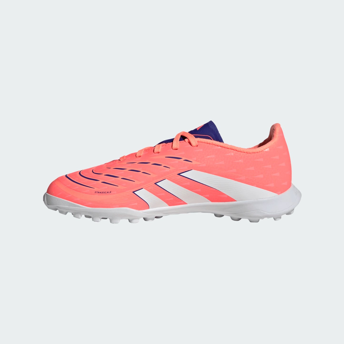 Adidas Junior Predator TF Turf Soccer Cleat - Signal Coral/Cloud White/Beam Orange