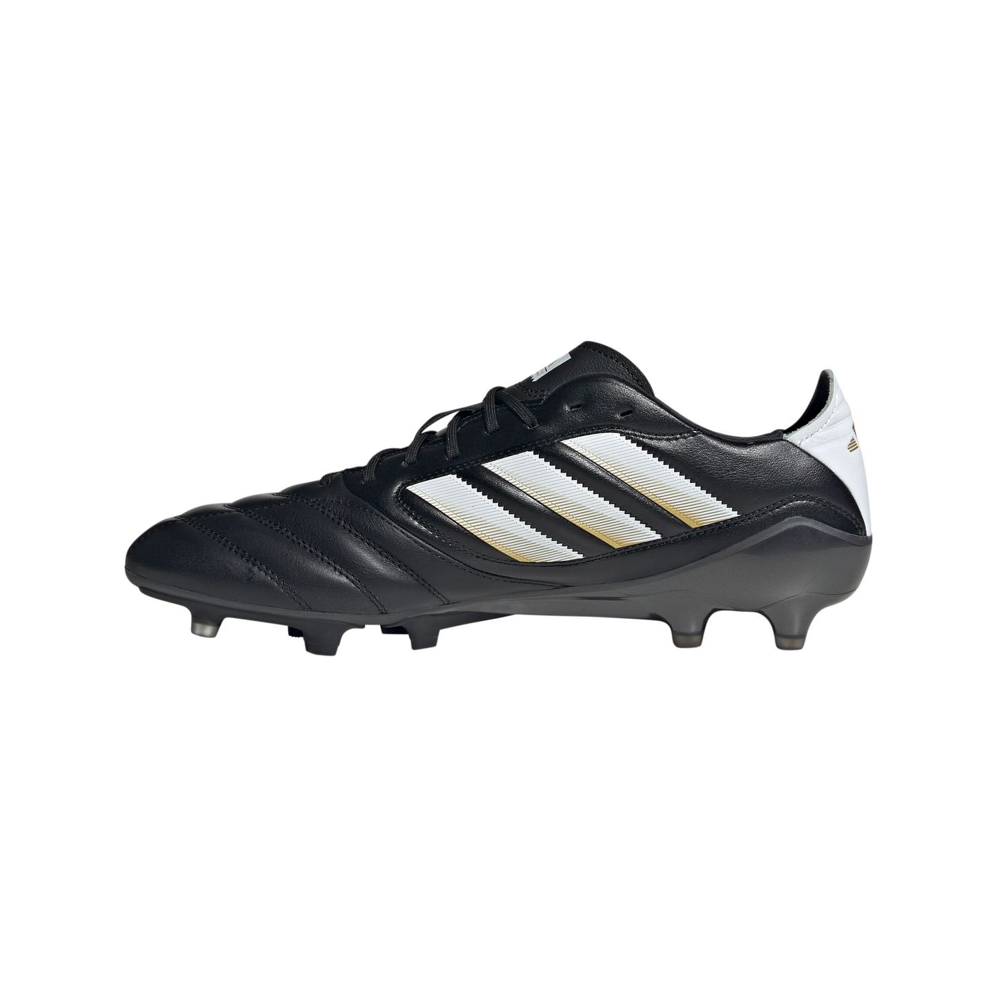 adidas Copa Icon II FG Firm Ground Soccer Cleat - Core Black/ White/Gold Metallic