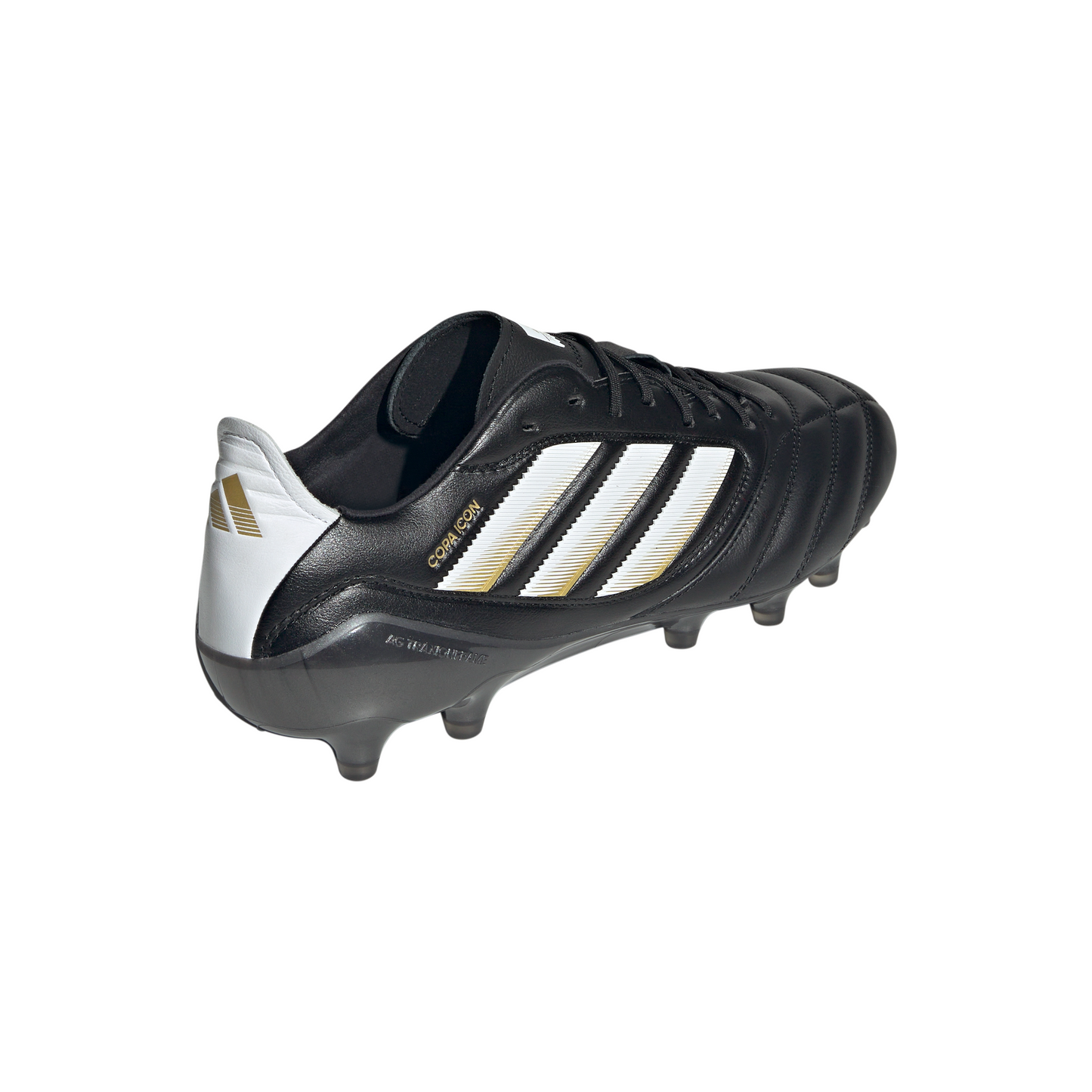 adidas Copa Icon II FG Firm Ground Soccer Cleat - Core Black/ White/Gold Metallic
