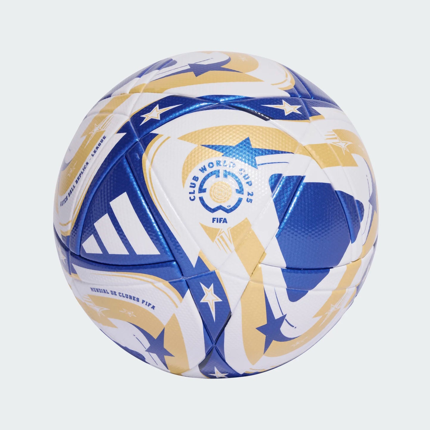 FIFA Club World Cup Finals League Soccer Ball - White/Blue/Gold Metallic/Dark Blue