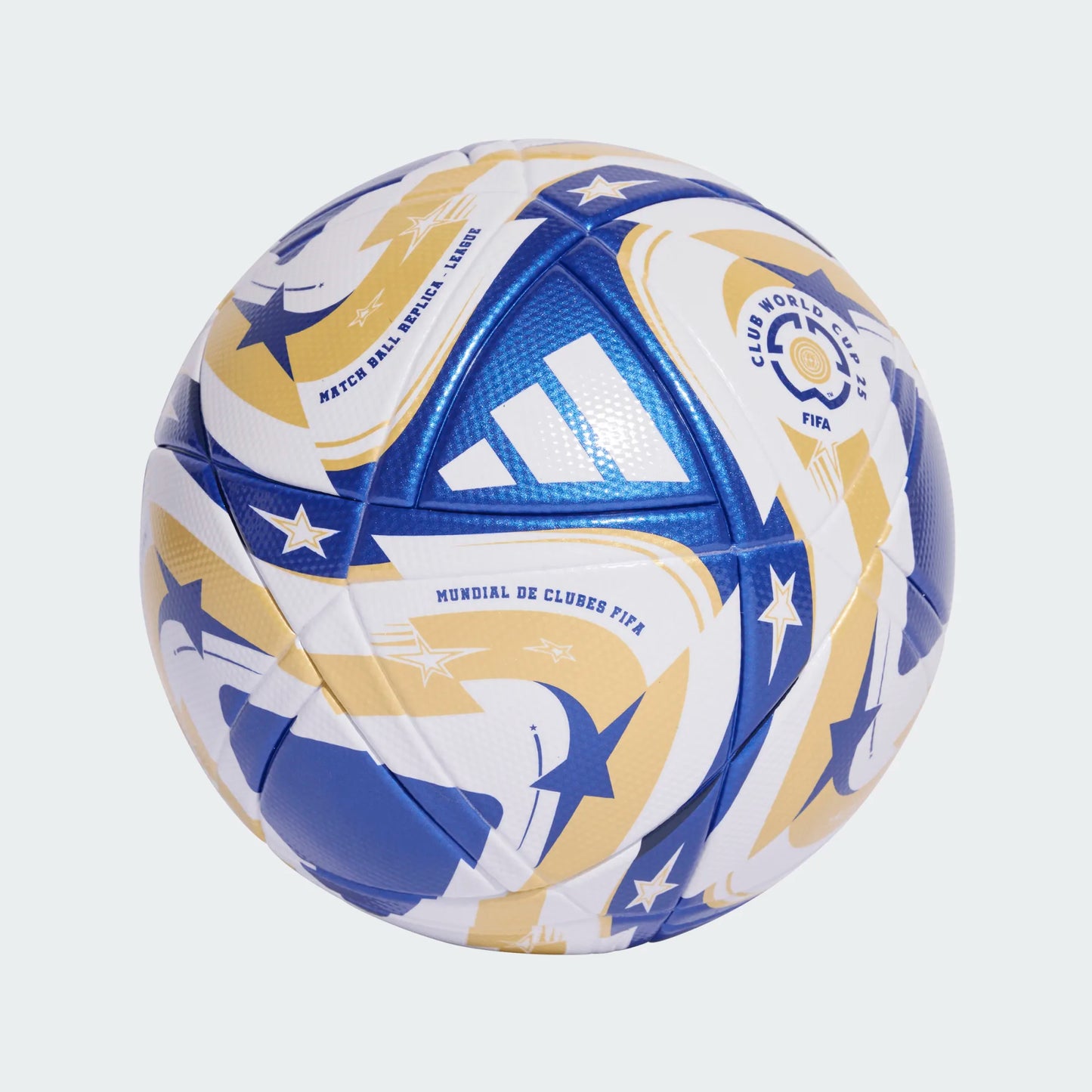 FIFA Club World Cup Finals League Soccer Ball - White/Blue/Gold Metallic/Dark Blue