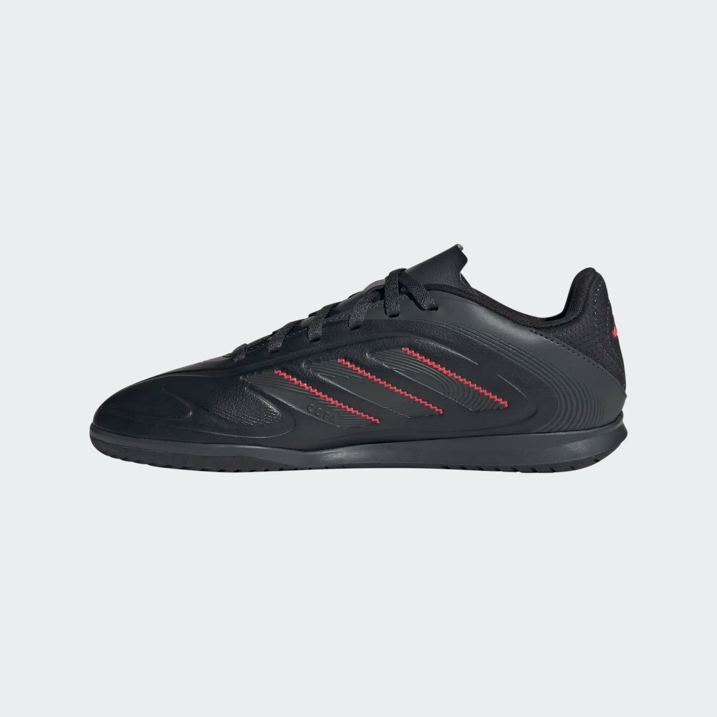 Adidas Junior Copa Pure III Club IN Indoor Soccer Shoe - Core Black/Carbon Grey/Lucid Red