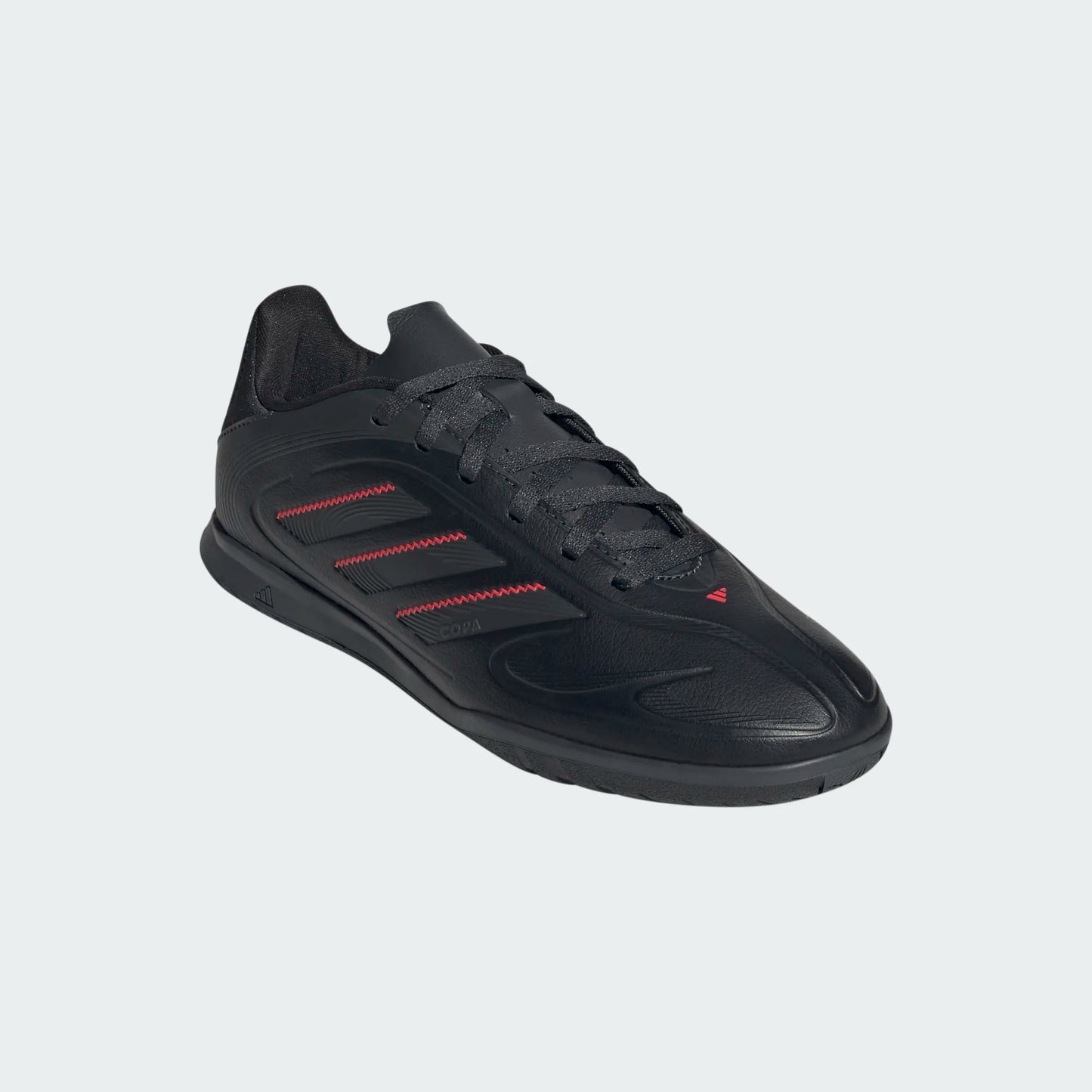 Adidas Junior Copa Pure III Club IN Indoor Soccer Shoe - Core Black/Carbon Grey/Lucid Red