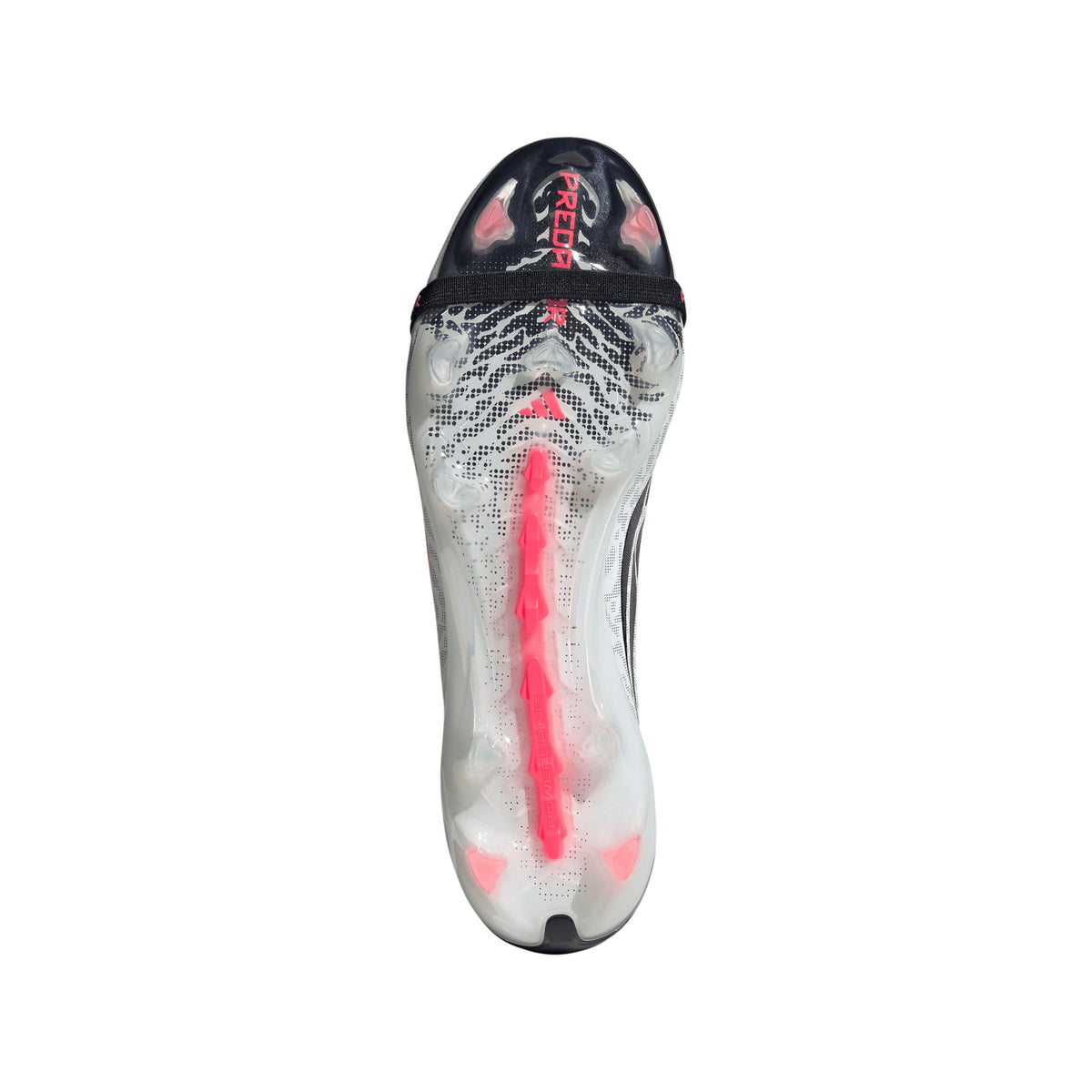 adidas Predator Elite FoldTongue FT FG Firm Ground Soccer Cleats- Cloud White / Solar Turbo / Core Black