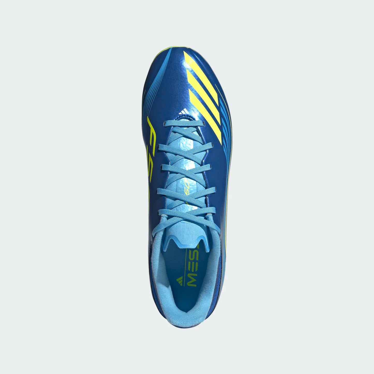 Adidas Messi F50 League FG Firm Ground Soccer Cleat - Team Royal Blue/Solar Yellow/Semi Blue Burst