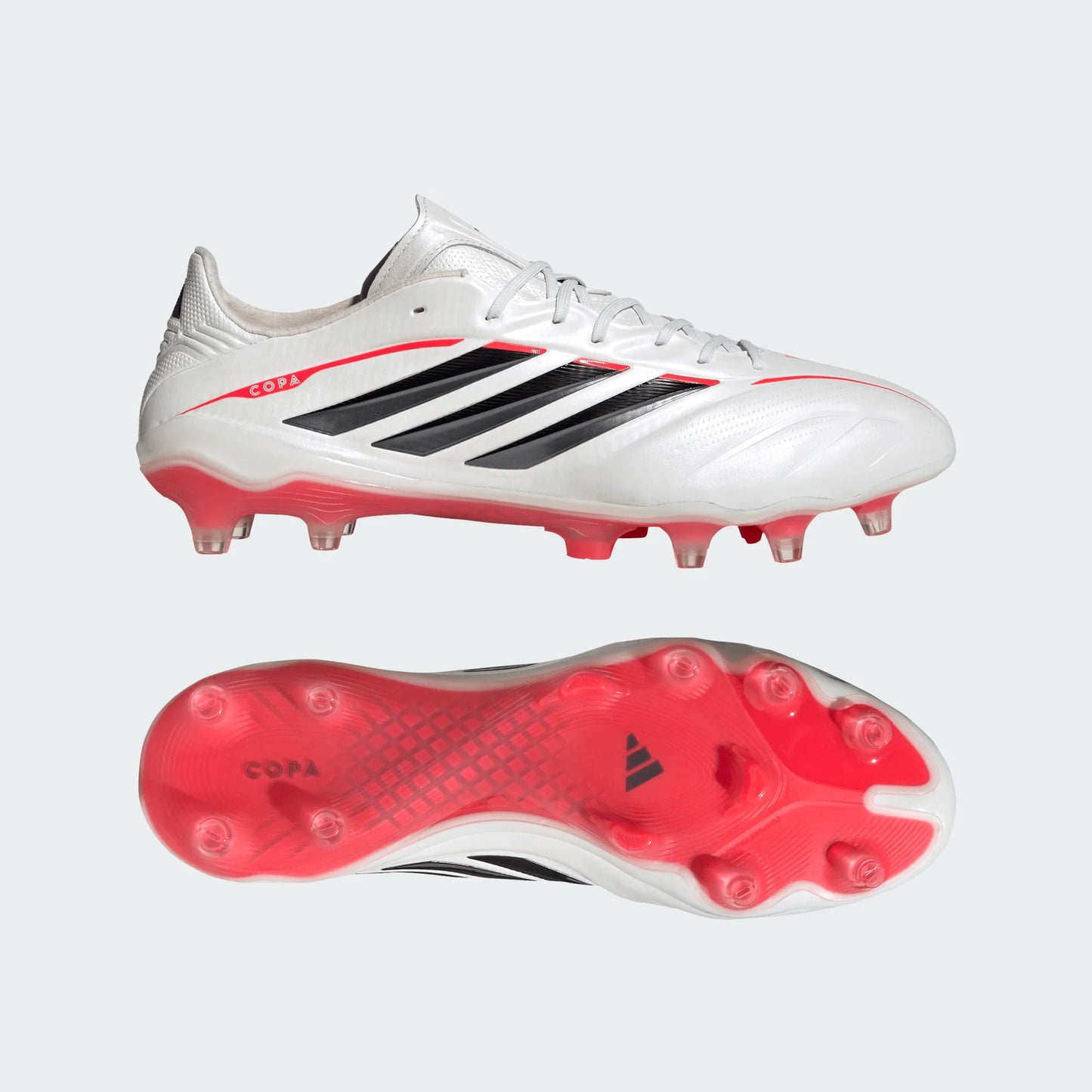 Adidas Copa Pure IV Elite FG Firm Ground Soccer Cleat - Zero Metallic/Core Black/Lucid Red