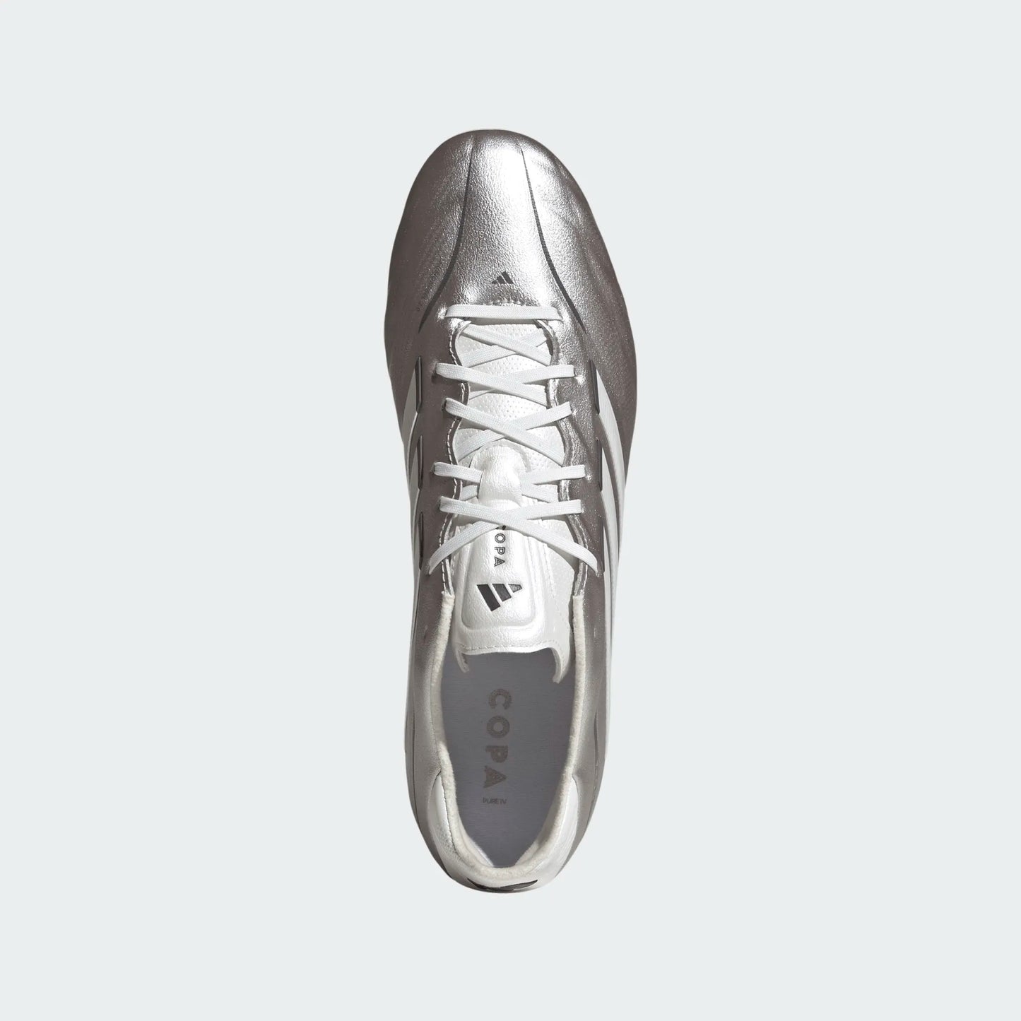 Adidas Copa Pure IV Pro FG Firm Ground Soccer Cleat - Taupe Metallic/Zero Metallic/Night Metallic