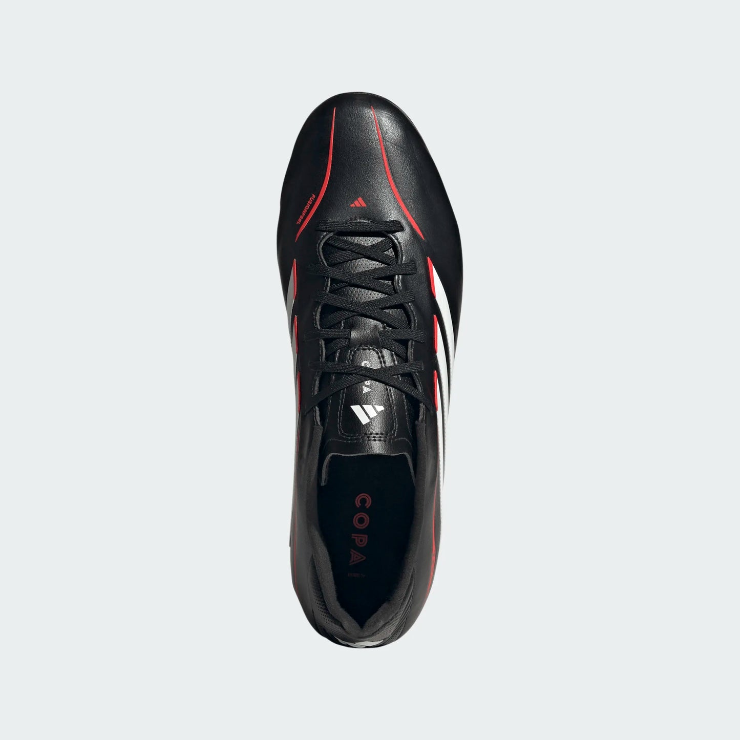 Adidas Copa Pure IV League FG Firm Ground Soccer Cleat - Core Black/Cloud White/Lucid Red