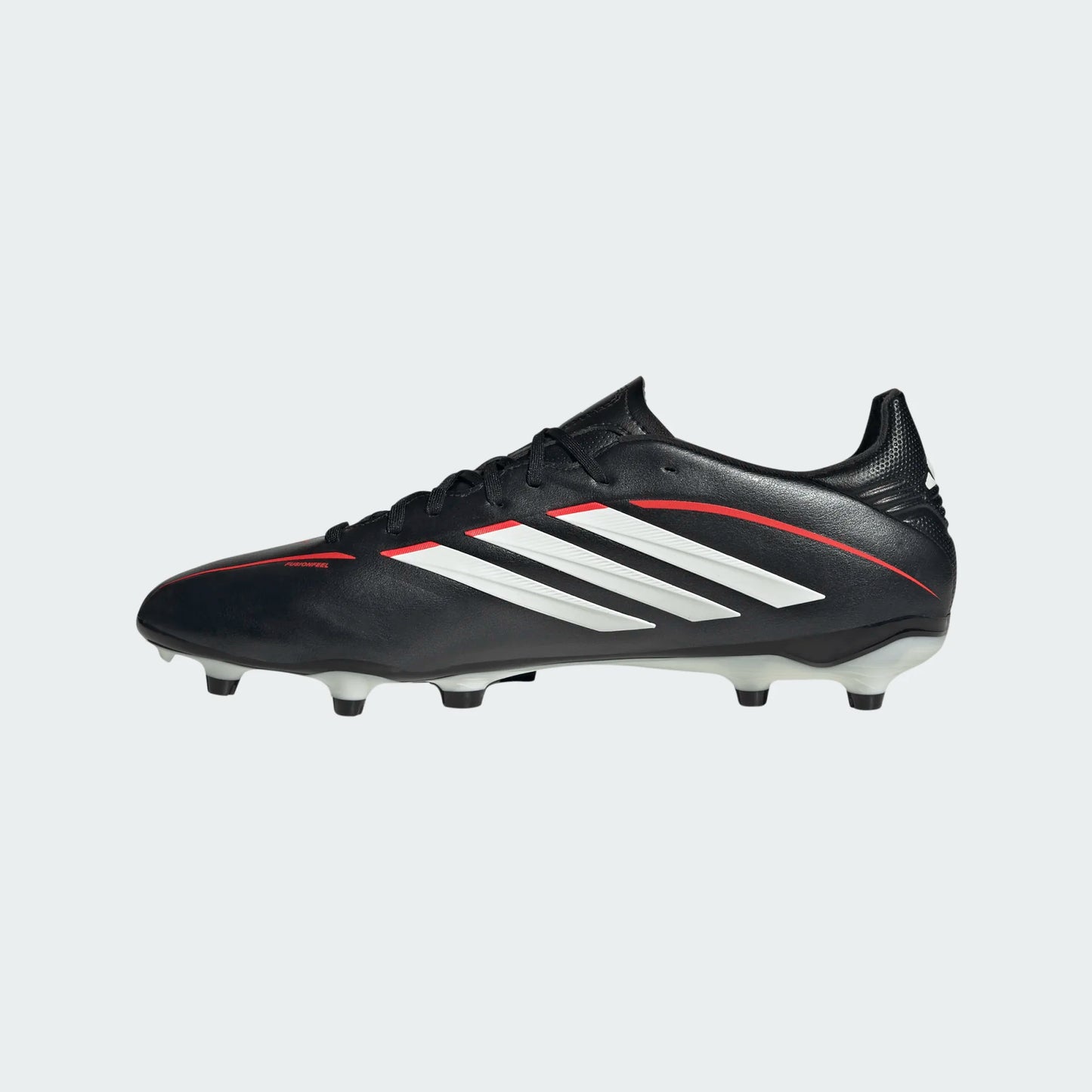 Adidas Copa Pure IV League FG Firm Ground Soccer Cleat - Core Black/Cloud White/Lucid Red