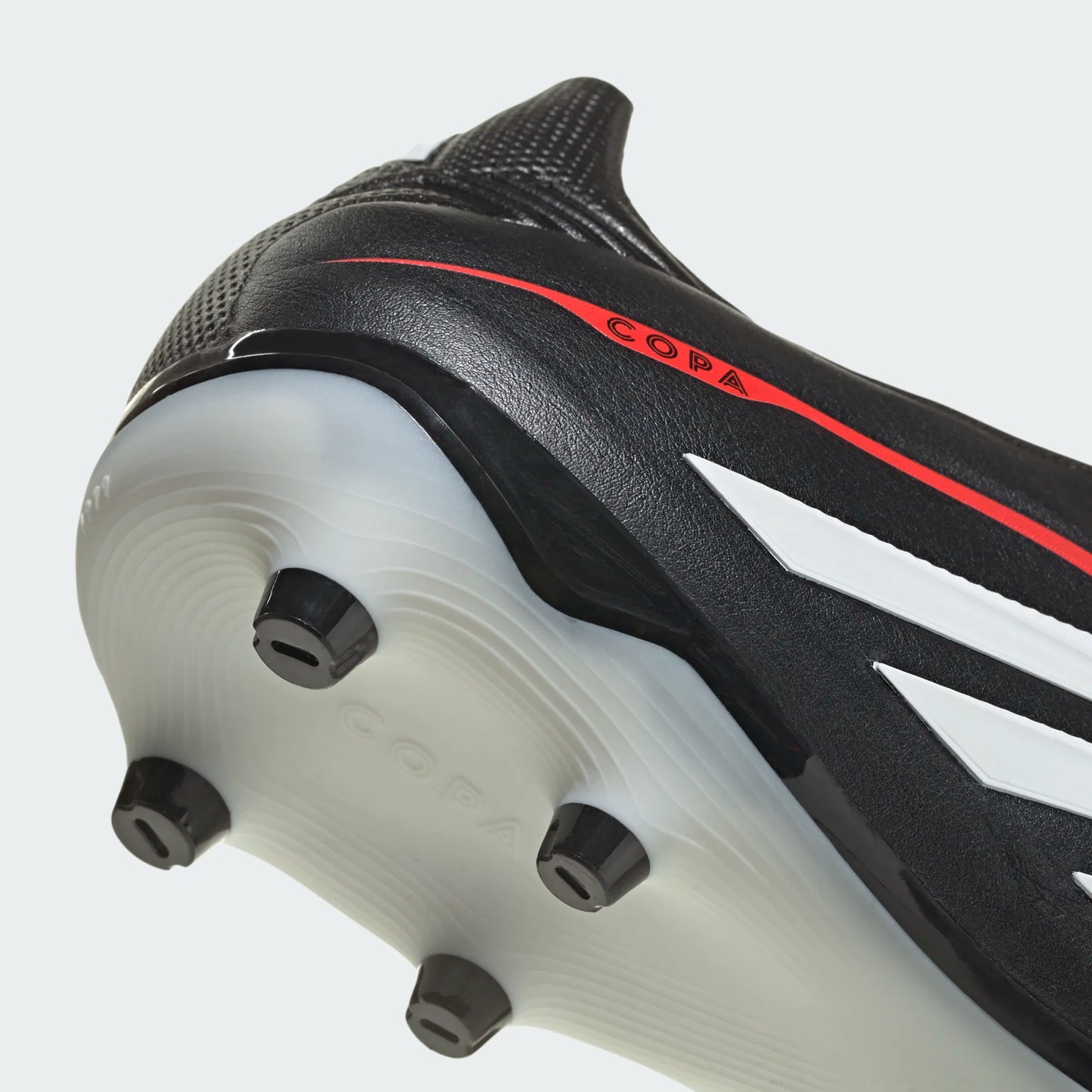 Adidas Copa Pure IV League FG Firm Ground Soccer Cleat - Core Black/Cloud White/Lucid Red
