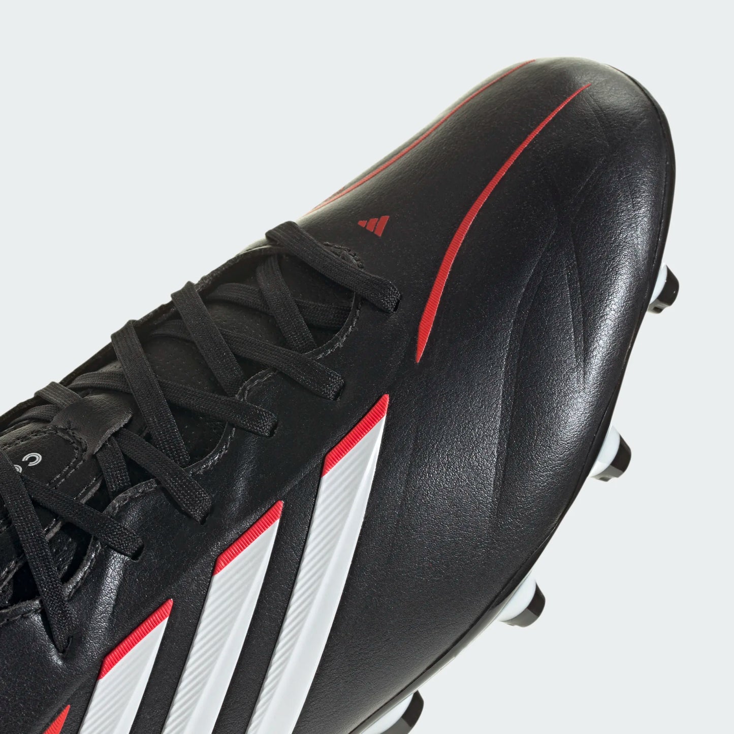 Adidas Copa Pure IV League FG Firm Ground Soccer Cleat - Core Black/Cloud White/Lucid Red