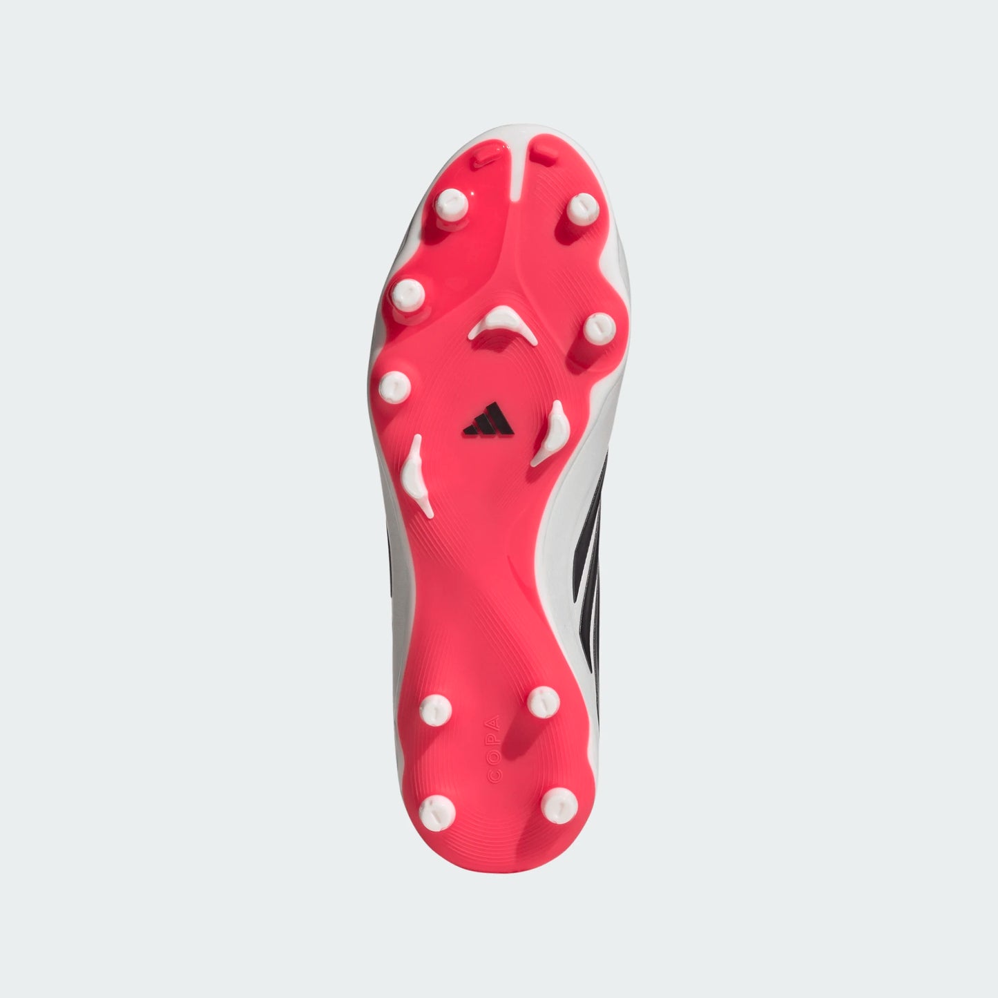 Adidas Copa Pure IV League Laceless FG Firm Ground Soccer Cleat - Zero Metallic/Core Black/Lucid Red