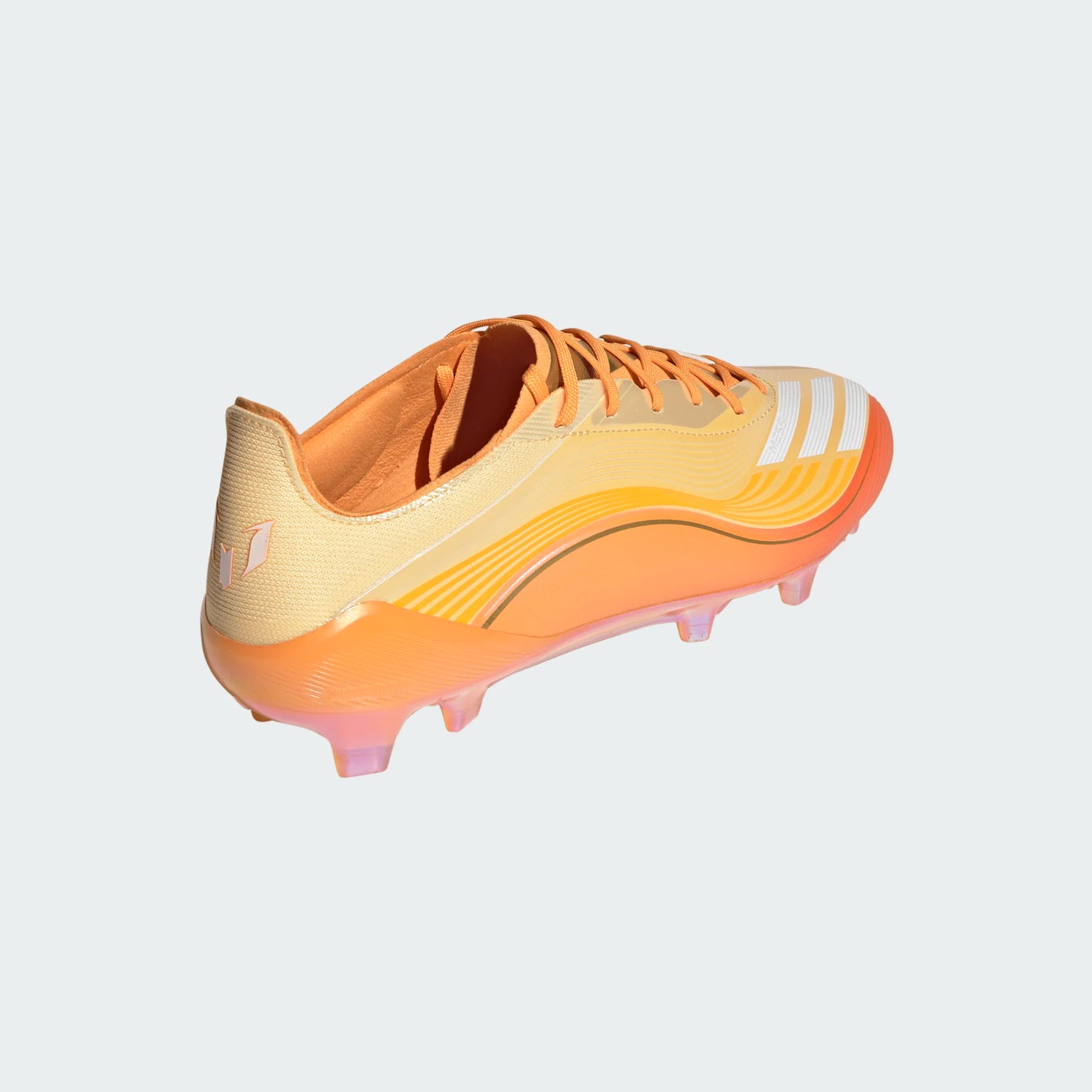 Adidas Messi F50 Elite FG Firm Ground Soccer Cleat - Ice Tangerine/Gold Metallic/Pure Tangerine