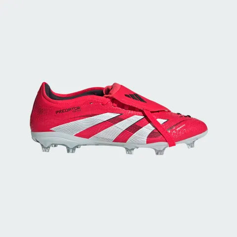 Adidas Predator Pro FT Fold Tongue FG Firm Ground Soccer Cleat - Lucid Red/Cloud White/Core Black