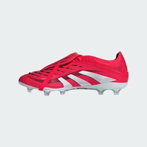 Adidas Predator Pro FT Fold Tongue FG Firm Ground Soccer Cleat - Lucid Red/Cloud White/Core Black