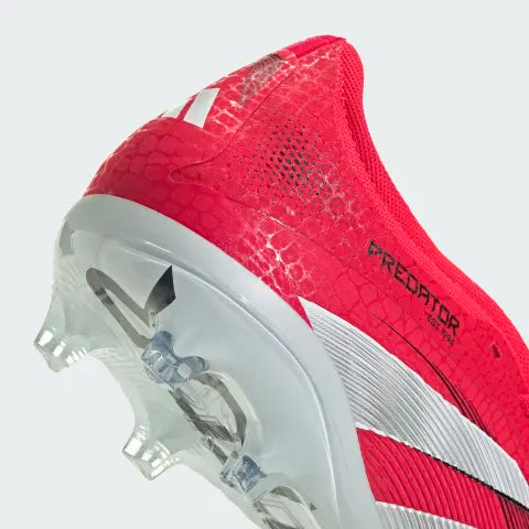 Adidas Predator Pro FT Fold Tongue FG Firm Ground Soccer Cleat - Lucid Red/Cloud White/Core Black