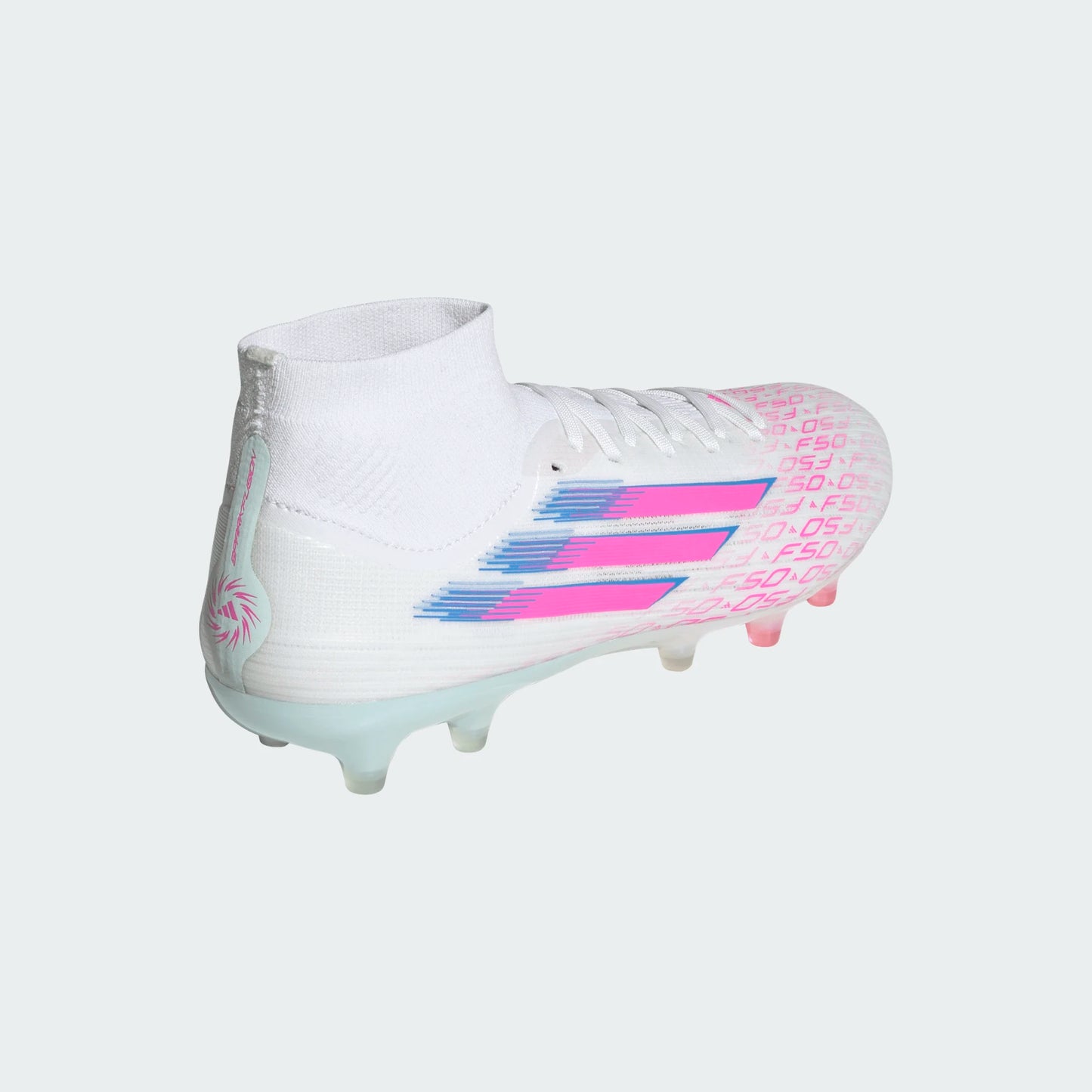 Adidas Women's F50 Sparkfusion Pro FG/AG Firm Ground Soccer Cleat - Cloud White/Lucid Pink/Cloud White