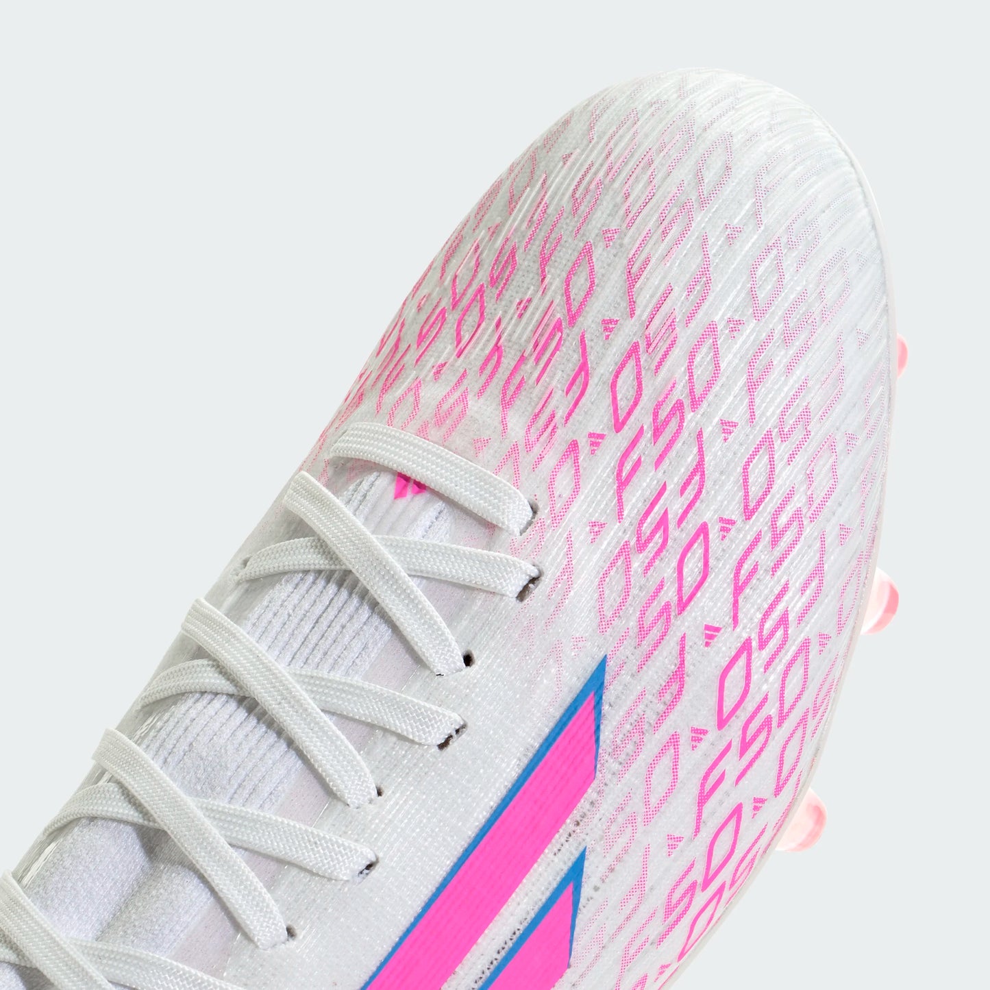 Adidas Women's F50 Sparkfusion Pro FG/AG Firm Ground Soccer Cleat - Cloud White/Lucid Pink/Cloud White