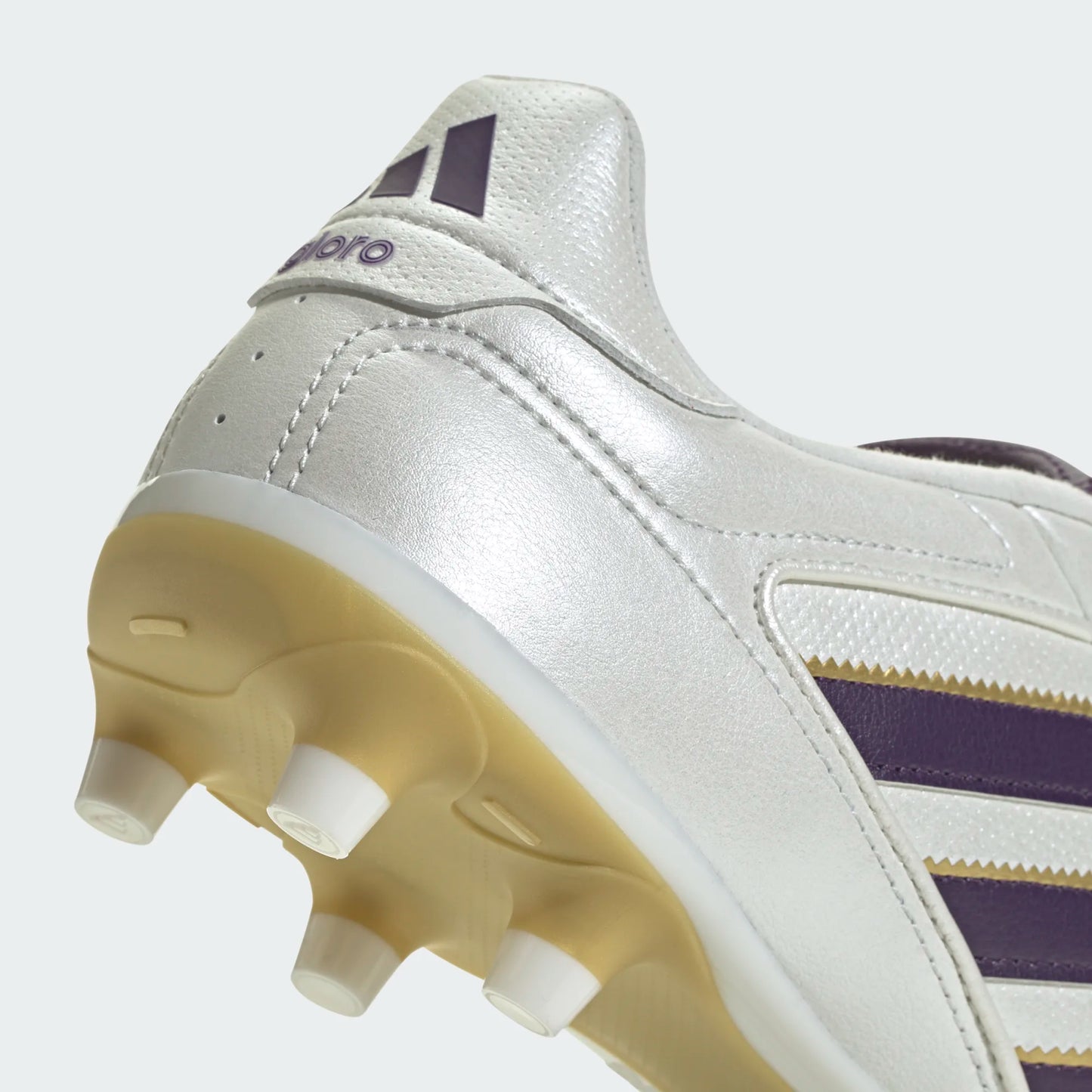 Adidas Copa Gloro II FG Firm Ground Soccer Cleat - Zero Metallic/Aurora Plum/Gold Metallic