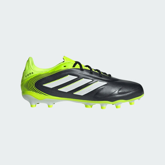 Adidas Junior Copa Pure 3 League FG Firm Ground Soccer Cleat - Core Black/Cloud White/Lucid Lemon