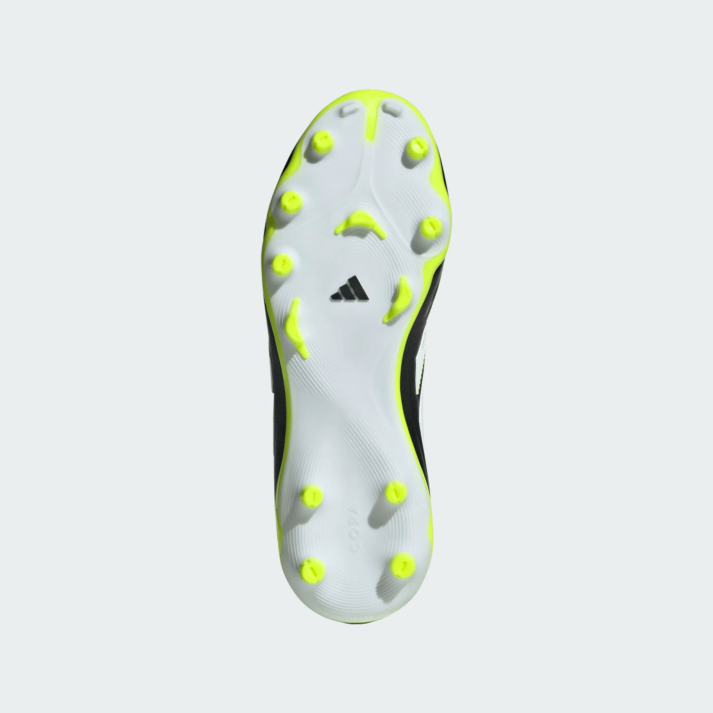 Adidas Junior Copa Pure 3 League FG Firm Ground Soccer Cleat - Core Black/Cloud White/Lucid Lemon