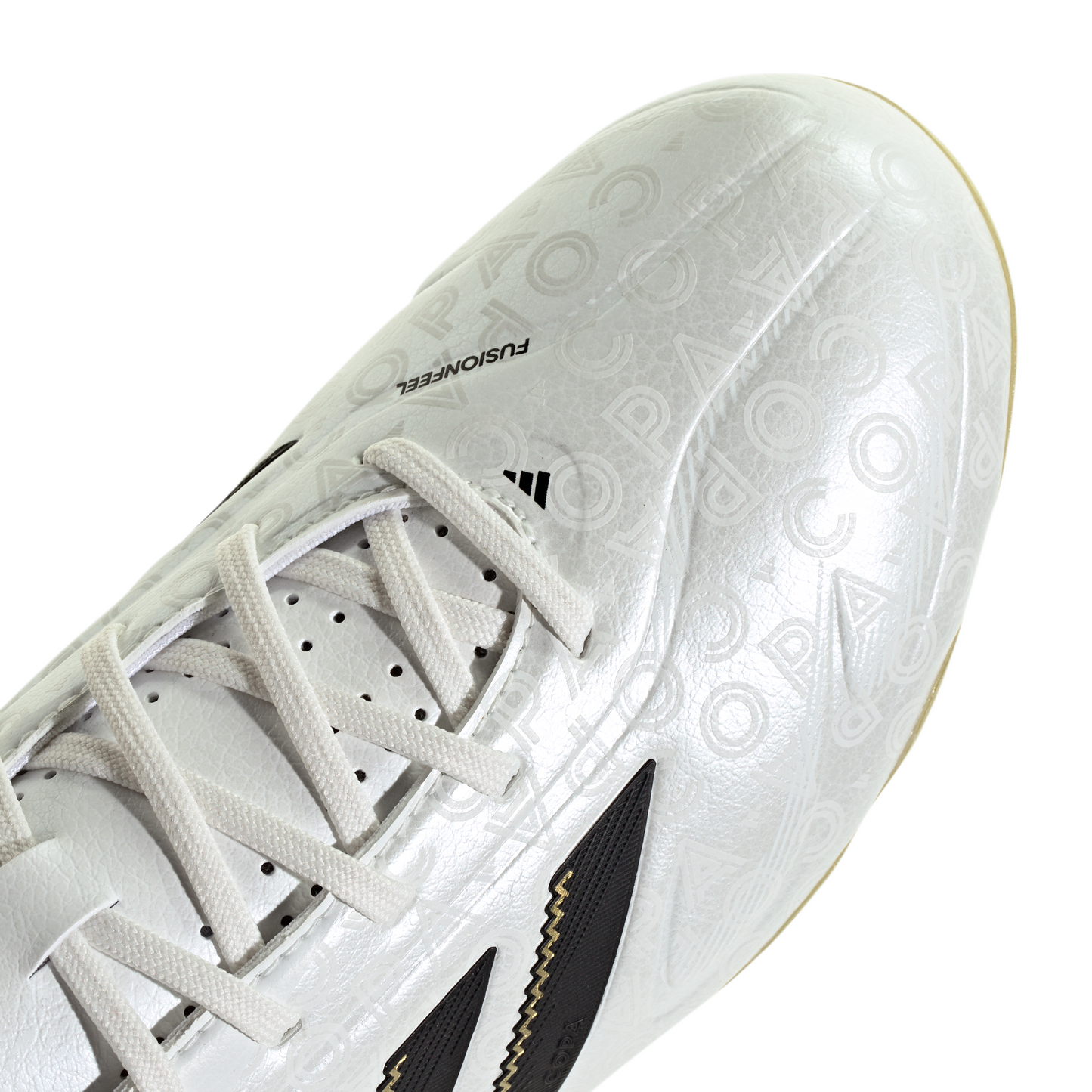 Adidas Junior Copa Pure 3 League FG Firm Ground Soccer Cleat - Zero Metalic/Core Black/Gold Metallic