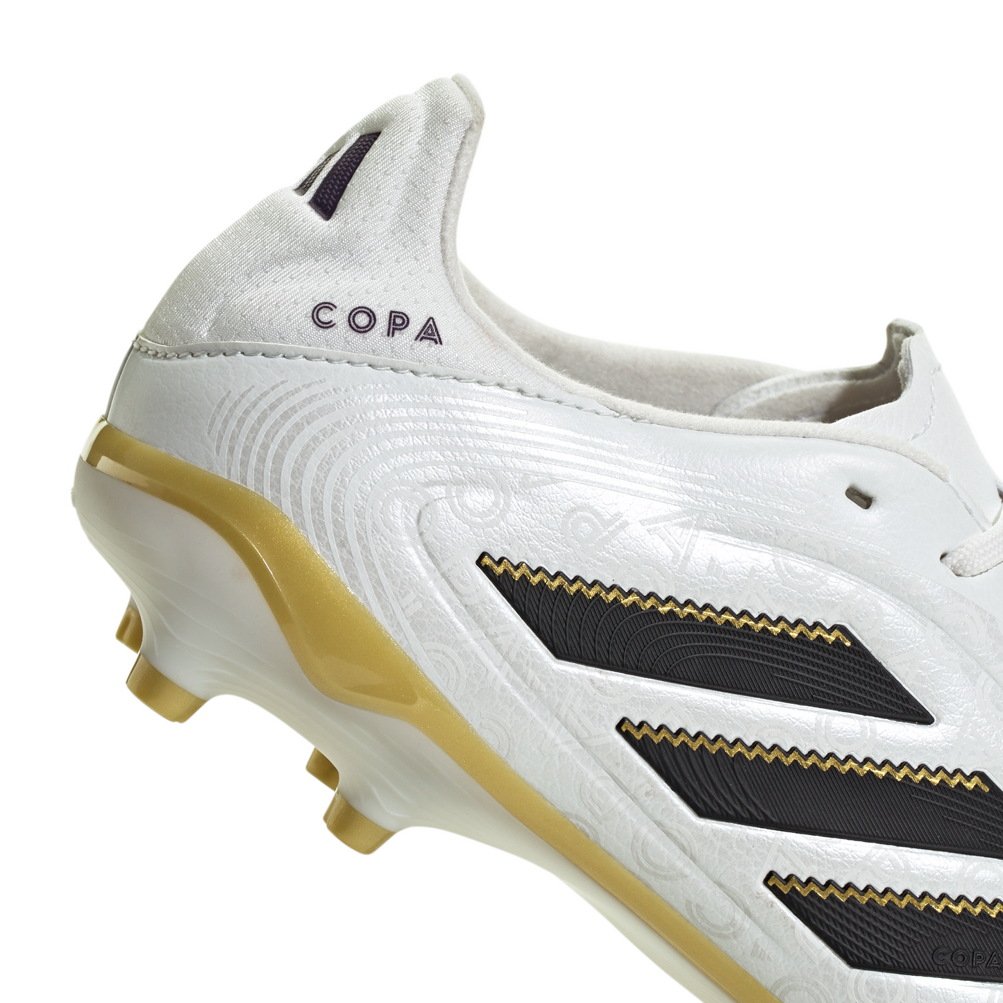 Adidas Junior Copa Pure 3 League FG Firm Ground Soccer Cleat - Zero Metalic/Core Black/Gold Metallic