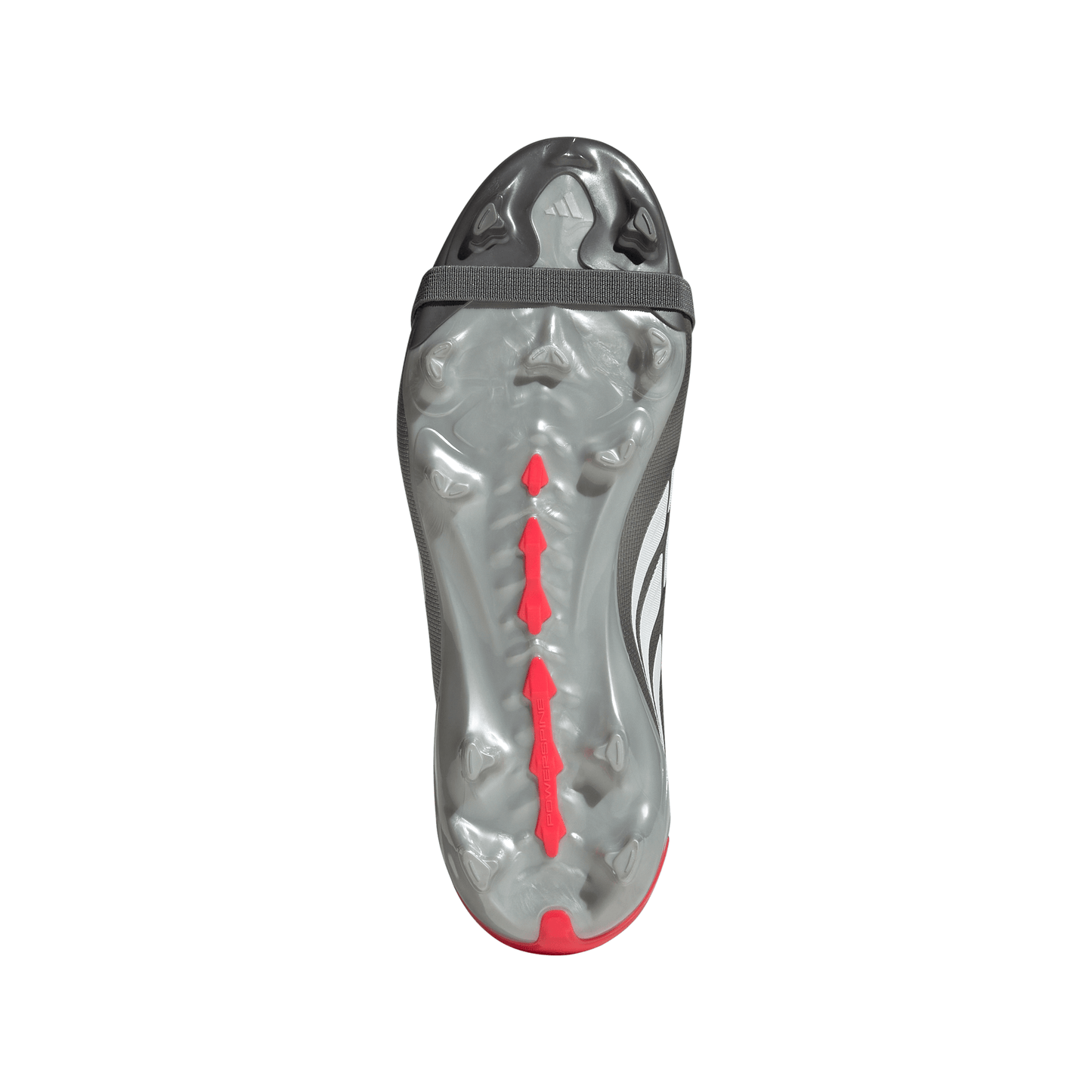 adidas Predator League FT FG Junior Firm Ground Soccer Cleat - Iron Metallic / Zero Metalic / Lucid Red