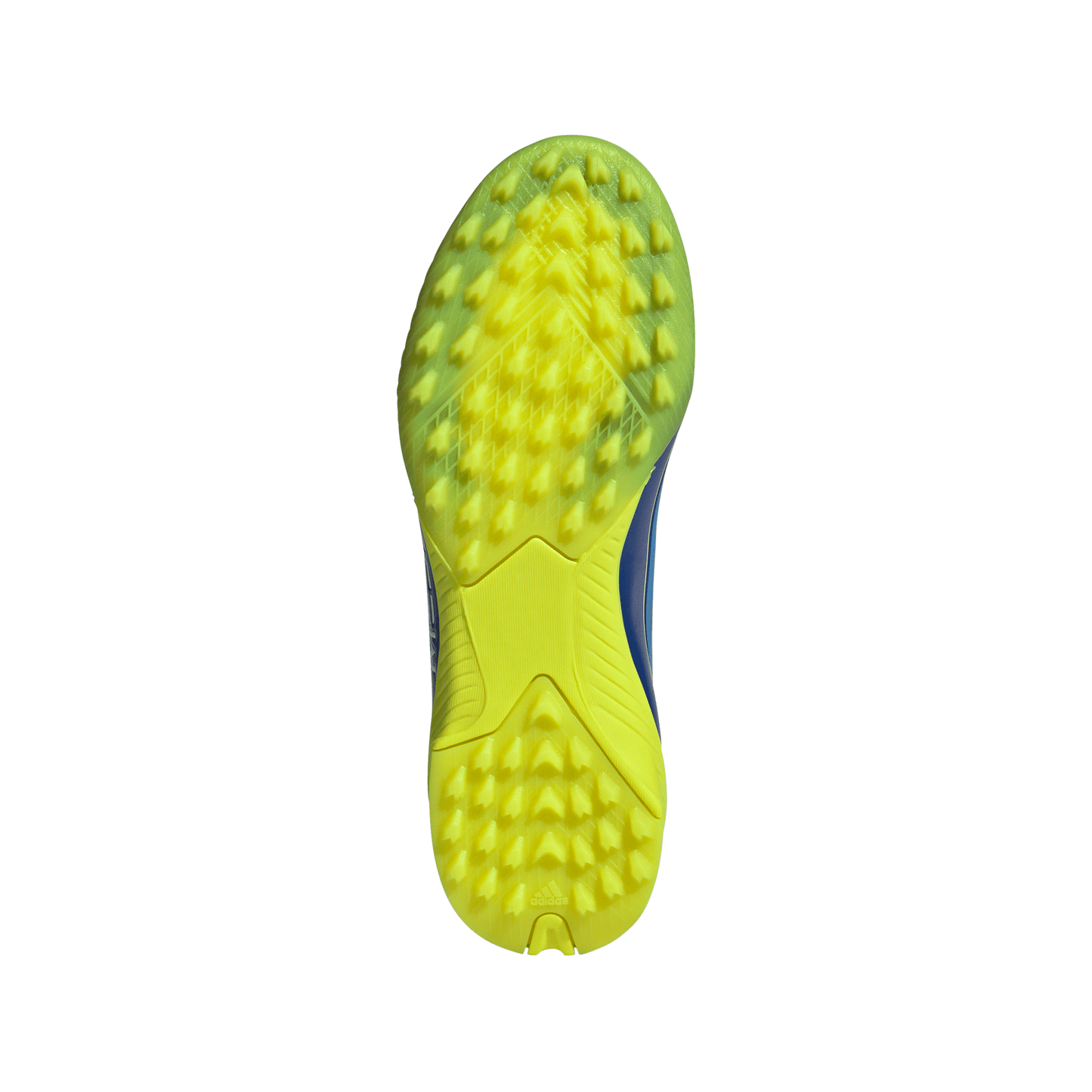 adidas Messi F50 League Junior TF Turf Soccer Cleats- Team Royal Blue/Solar Yellow/Semi Blue Burst