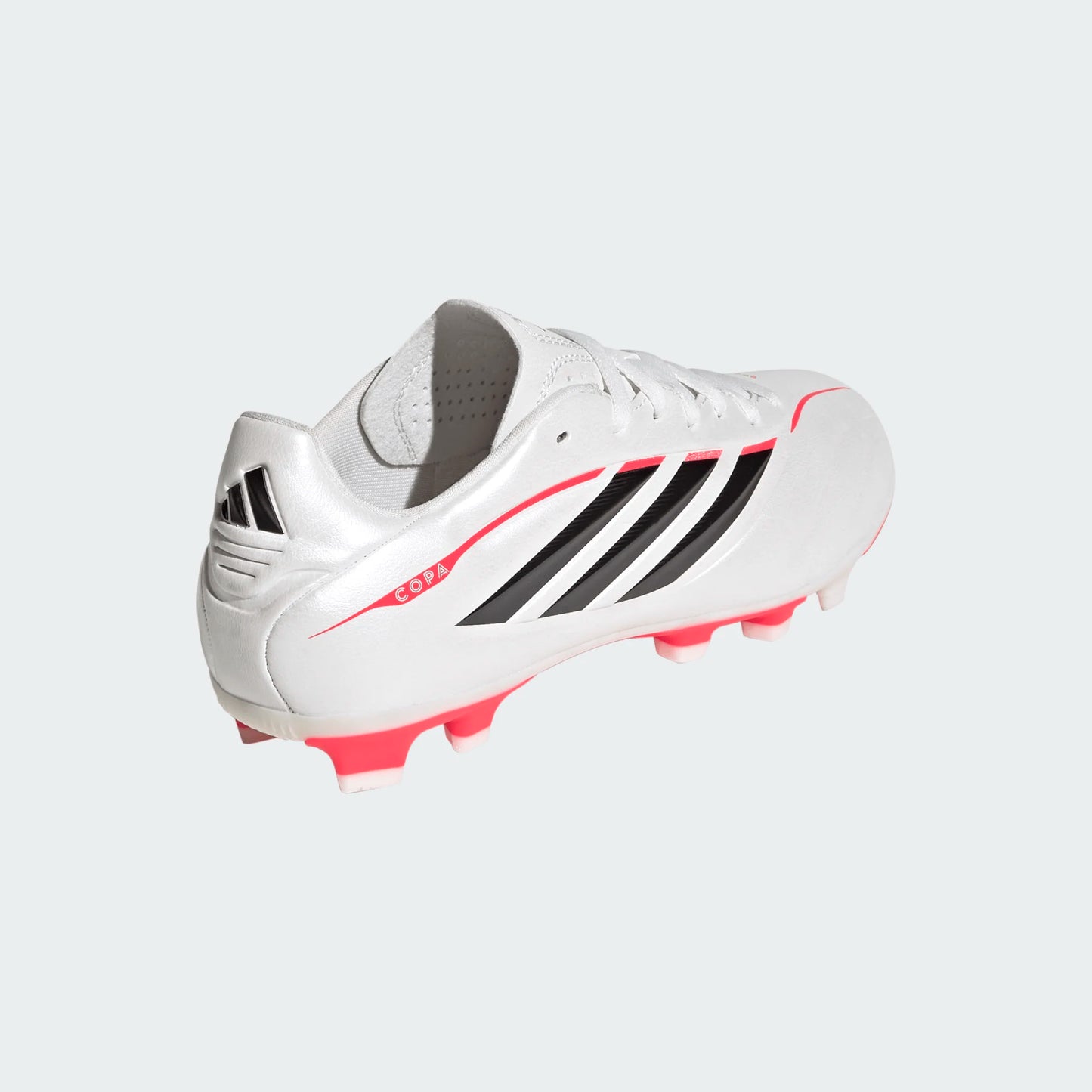 Adidas Junior Copa Pure IV Club FG/MG Firm Ground Soccer Cleat - Zero Metallic/Core Black/Lucid Red