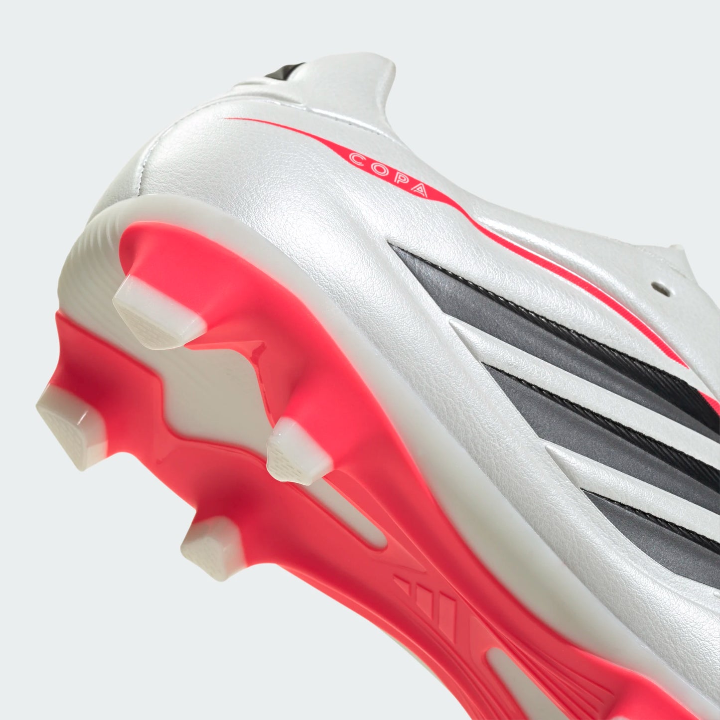 Adidas Junior Copa Pure IV Club FG/MG Firm Ground Soccer Cleat - Zero Metallic/Core Black/Lucid Red