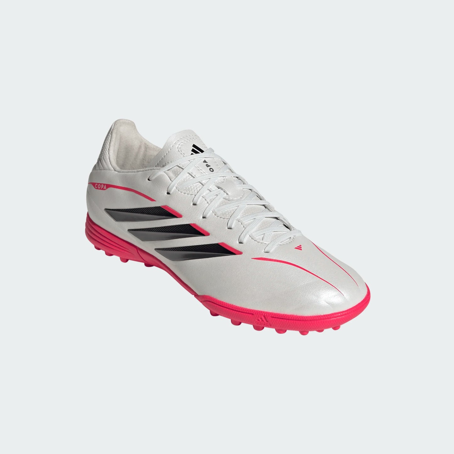 Adidas Junior Copa Pure IV League TF Turf Soccer Cleat - Zero Metallic/Core Black/Lucid Red