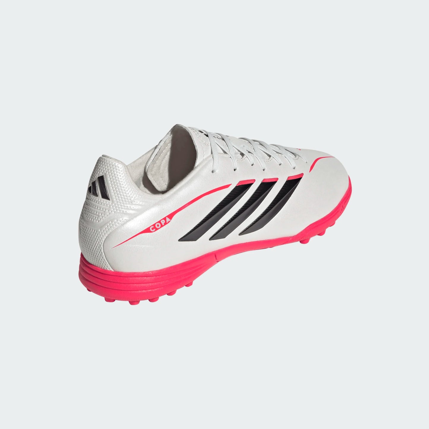 Adidas Junior Copa Pure IV League TF Turf Soccer Cleat - Zero Metallic/Core Black/Lucid Red