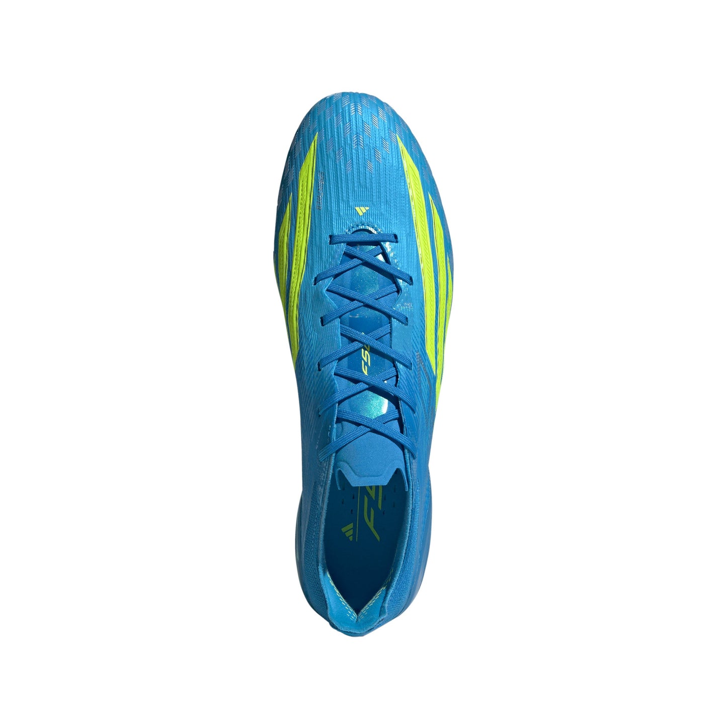 Adidas F50 Elite FG Firm Ground Soccer Cleat - Lucid Ray Blue/Team Solar Yellow 2/Lucid Aquamarine