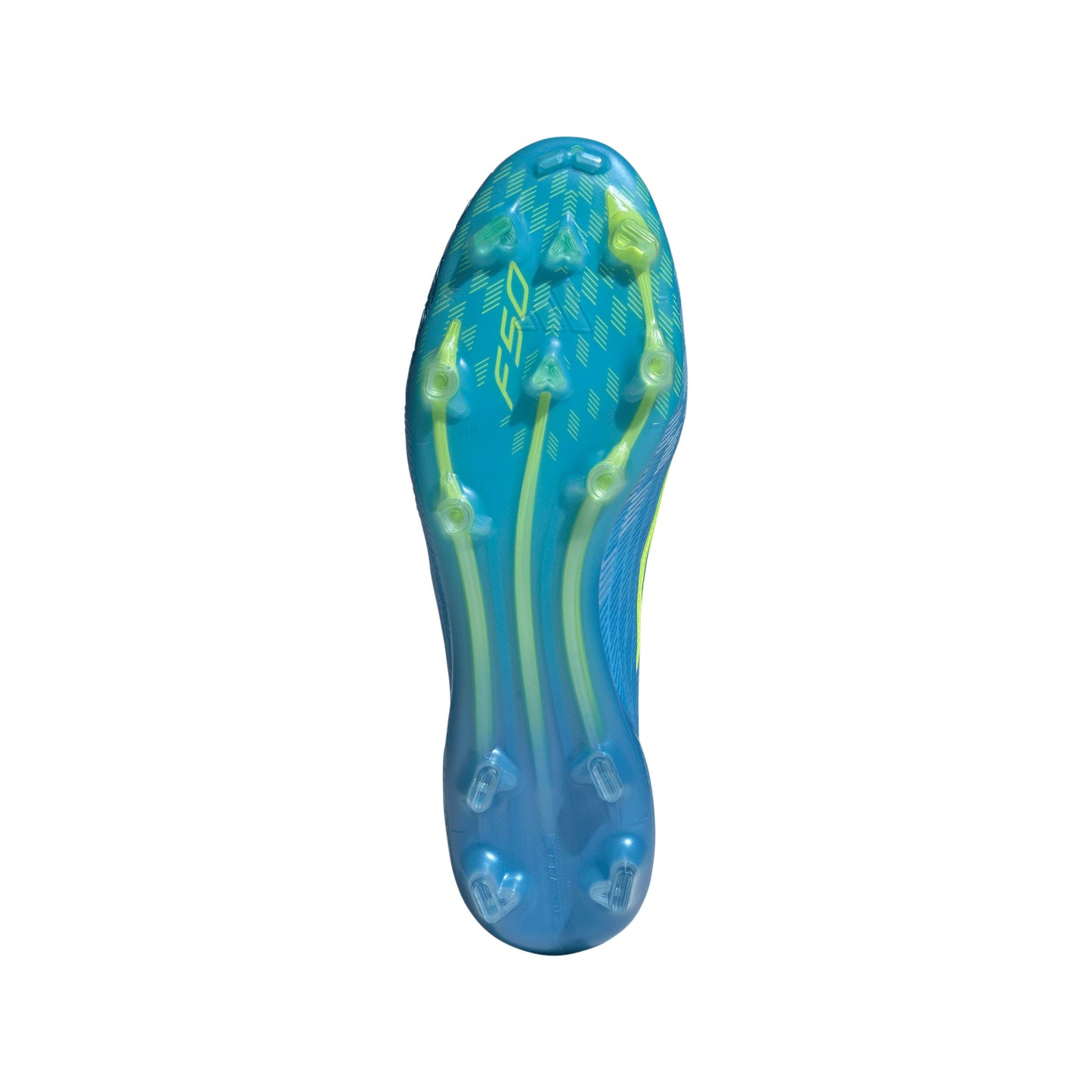 Adidas F50 Elite FG Firm Ground Soccer Cleat - Lucid Ray Blue/Team Solar Yellow 2/Lucid Aquamarine